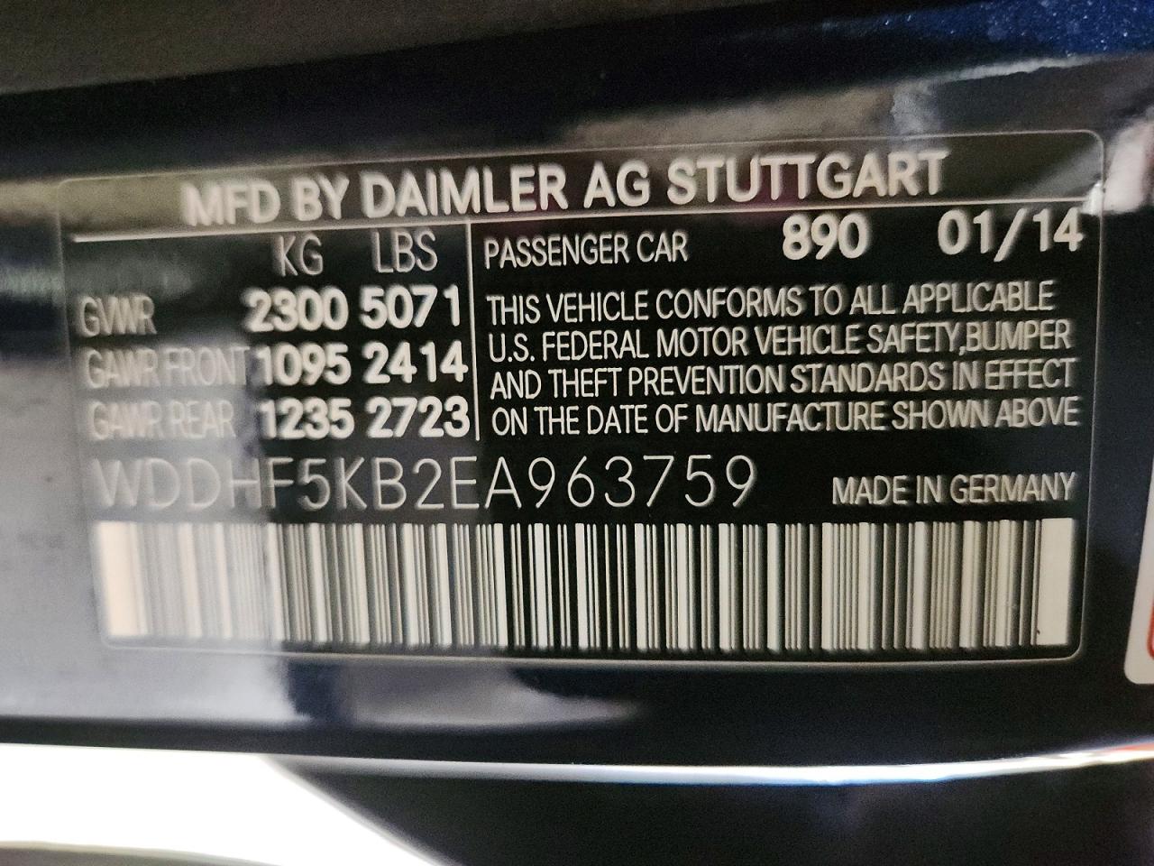 2014 Mercedes-benz E 350 Blue vin: WDDHF5KB2EA963759