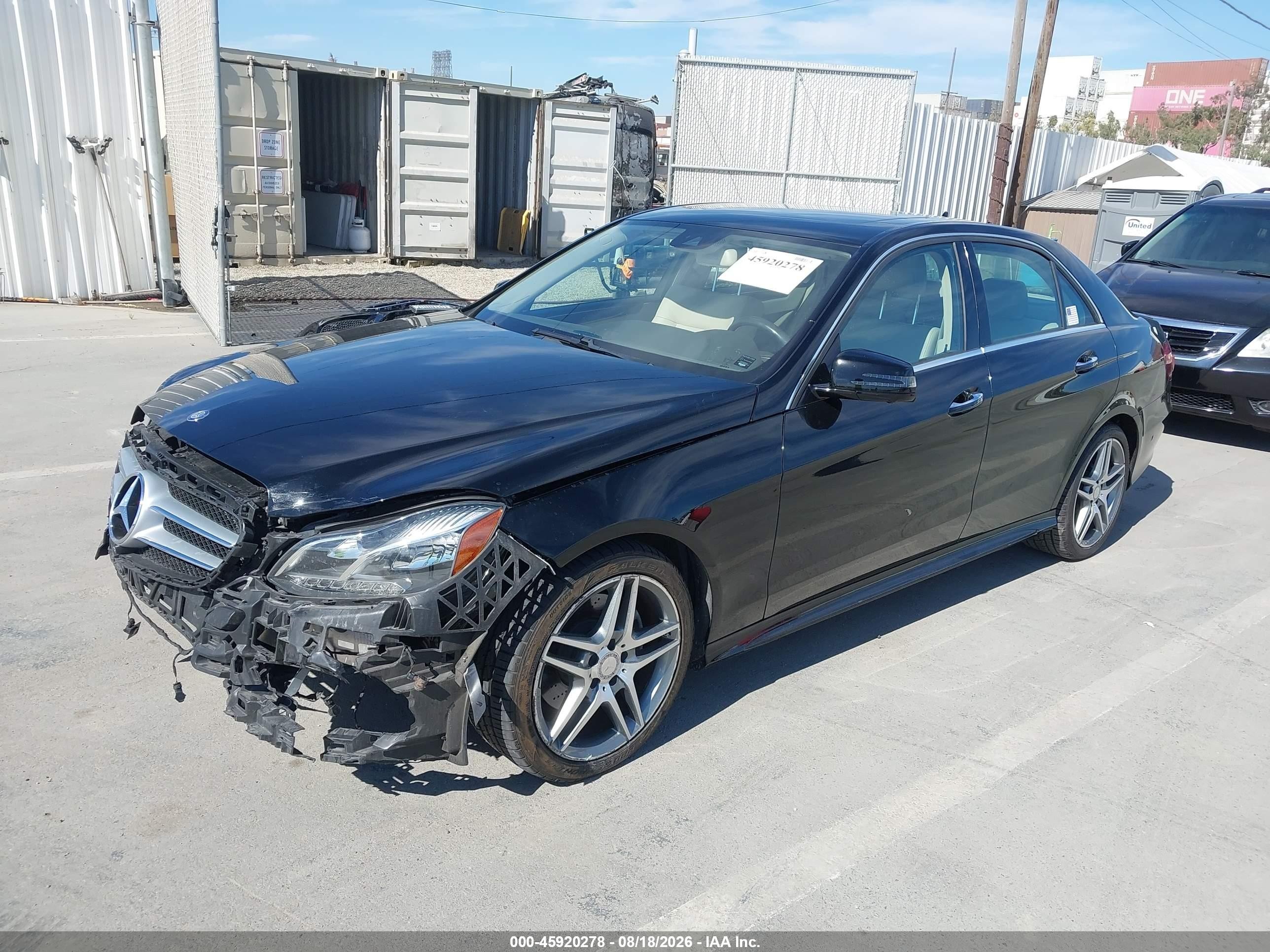 2014 Mercedes-benz E 350 Black vin: WDDHF5KB2EB075670