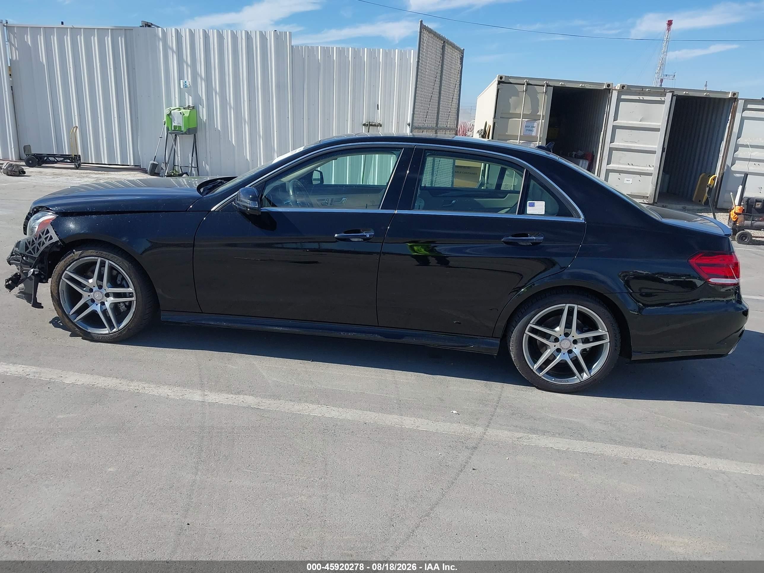2014 Mercedes-benz E 350 Black vin: WDDHF5KB2EB075670