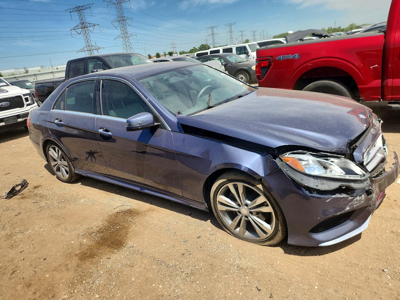 2015 Mercedes-benz E 350 Blue vin: WDDHF5KB2FB133309