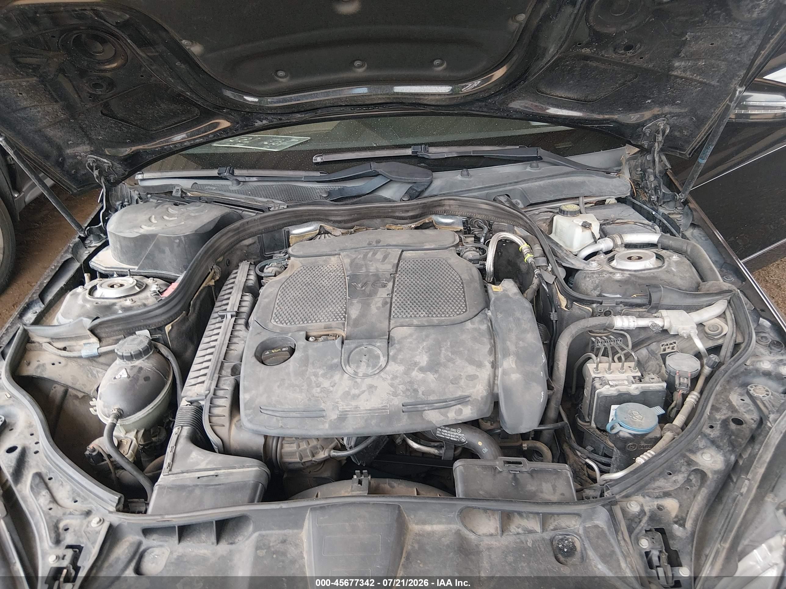 2012 Mercedes-benz E 350   Черный vin: WDDHF5KB3CA585982