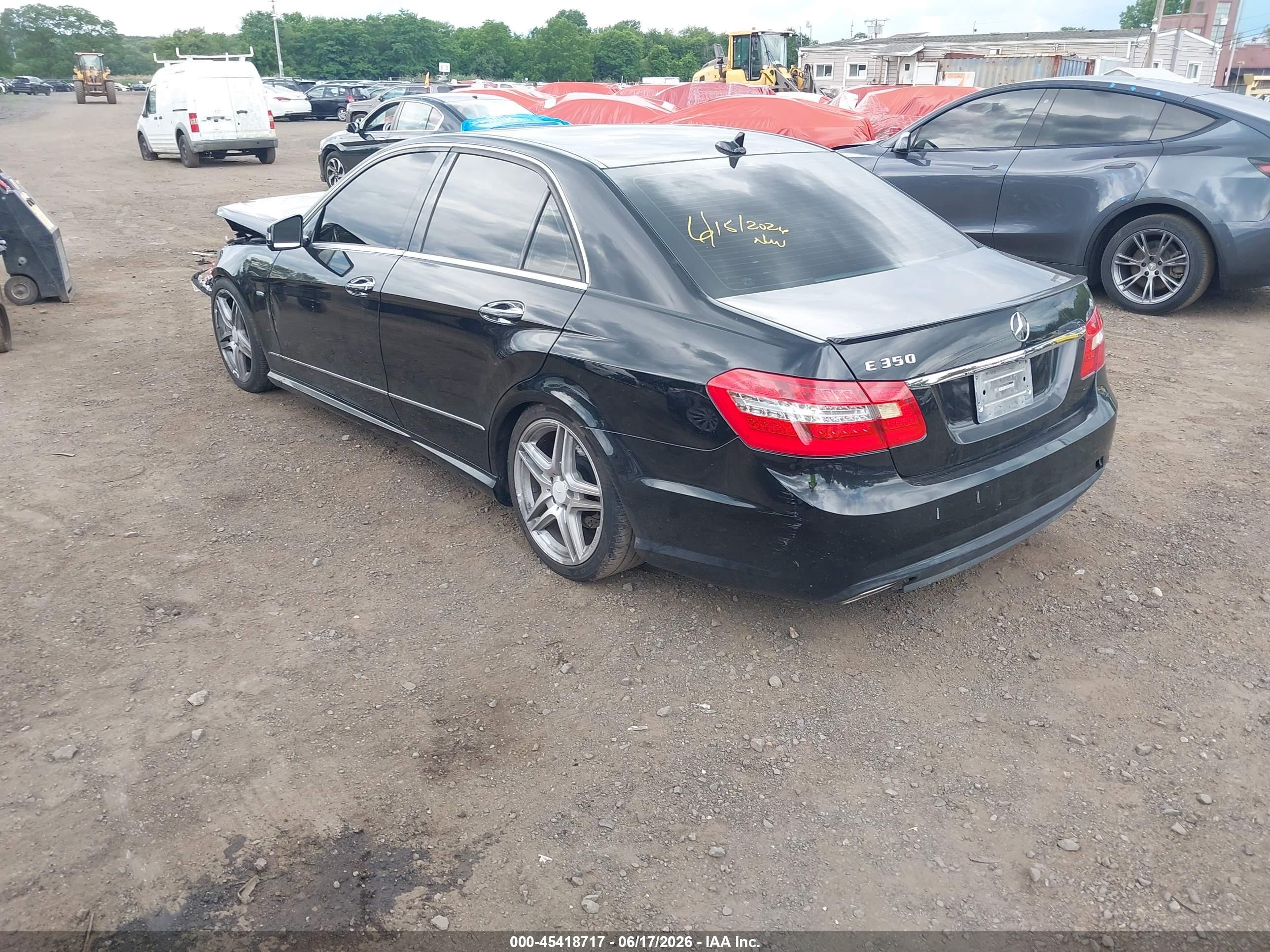 2012 Mercedes-benz E 350   Black vin: WDDHF5KB3CA638793