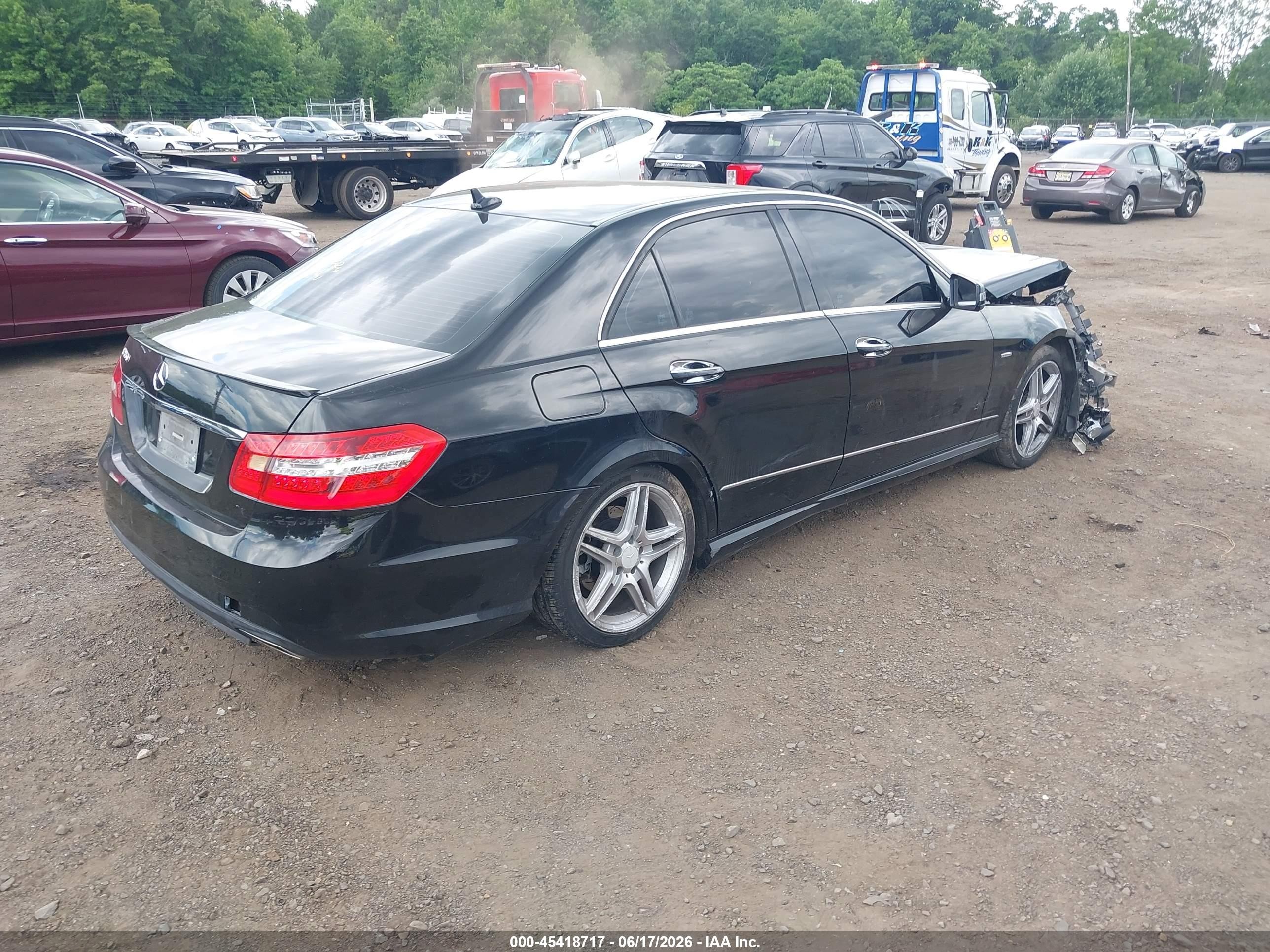 2012 Mercedes-benz E 350   Black vin: WDDHF5KB3CA638793