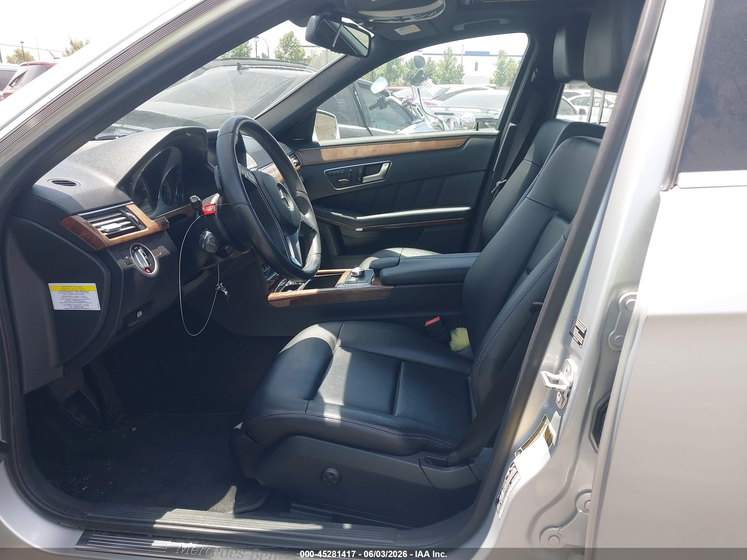 2013 Mercedes-benz E 350   Silver vin: WDDHF5KB3DA676526