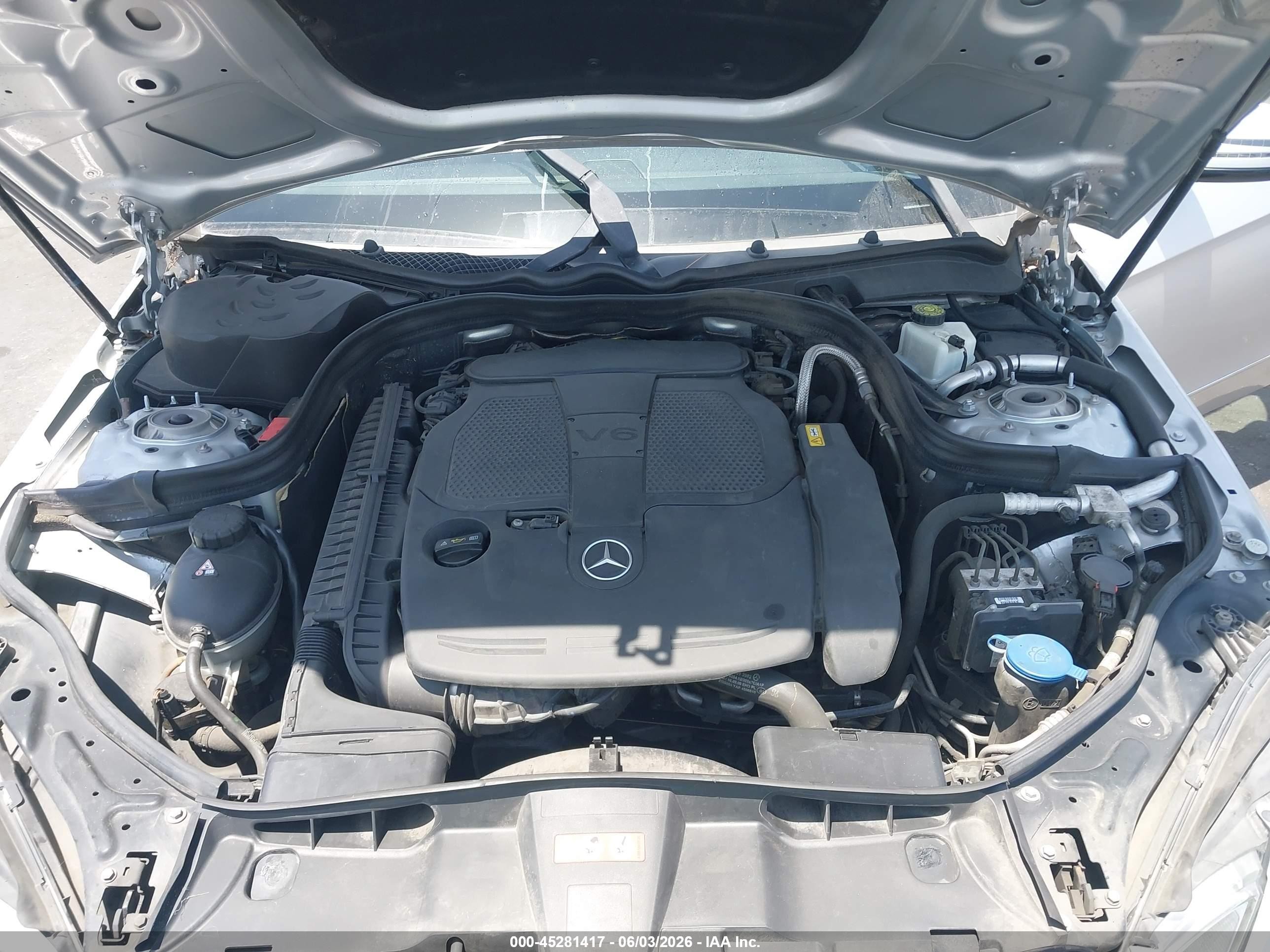 2013 Mercedes-benz E 350   Silver vin: WDDHF5KB3DA676526