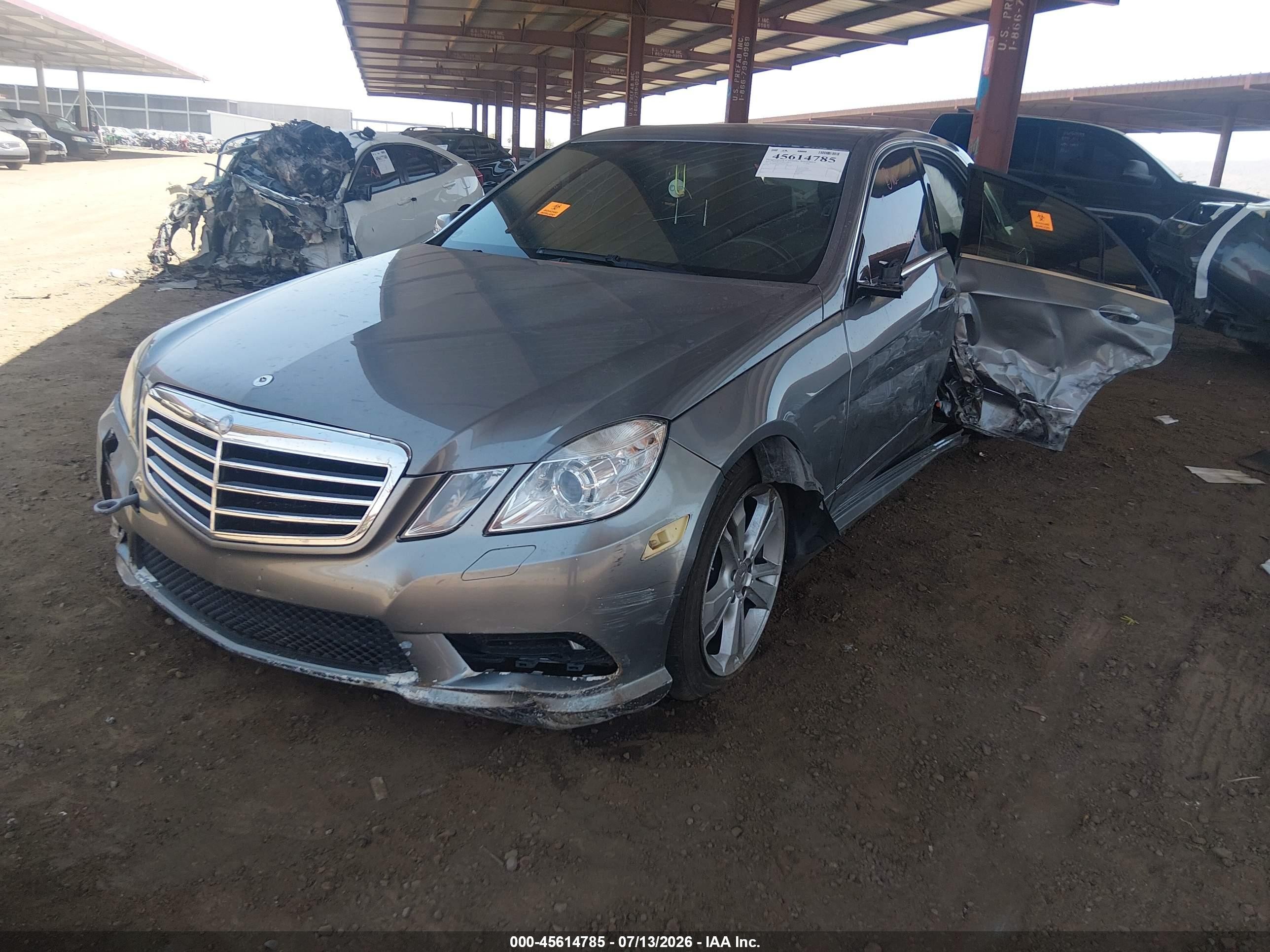 2013 Mercedes-benz E 350   Gray vin: WDDHF5KB3DA705894