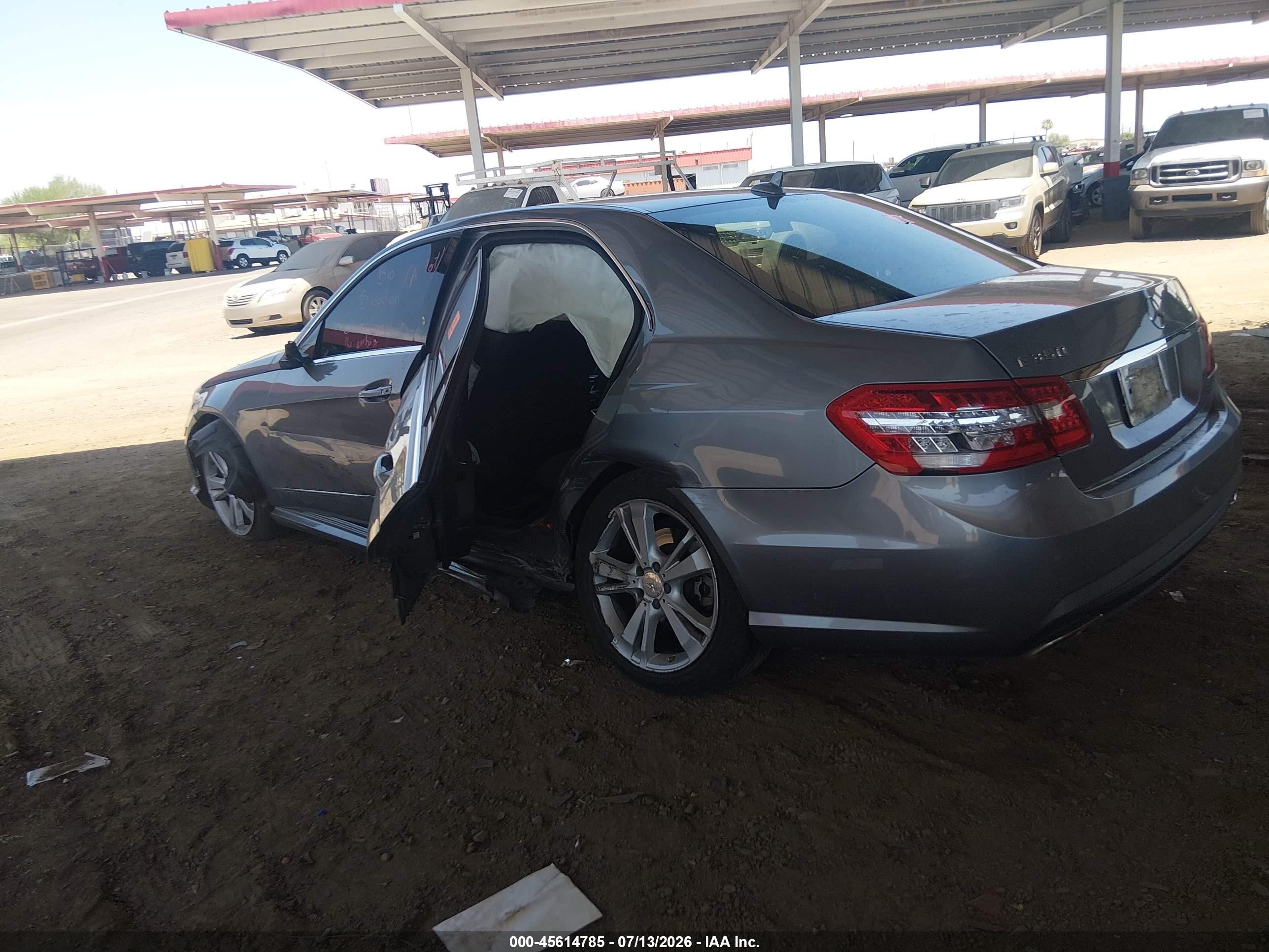 2013 Mercedes-benz E 350   Gray vin: WDDHF5KB3DA705894