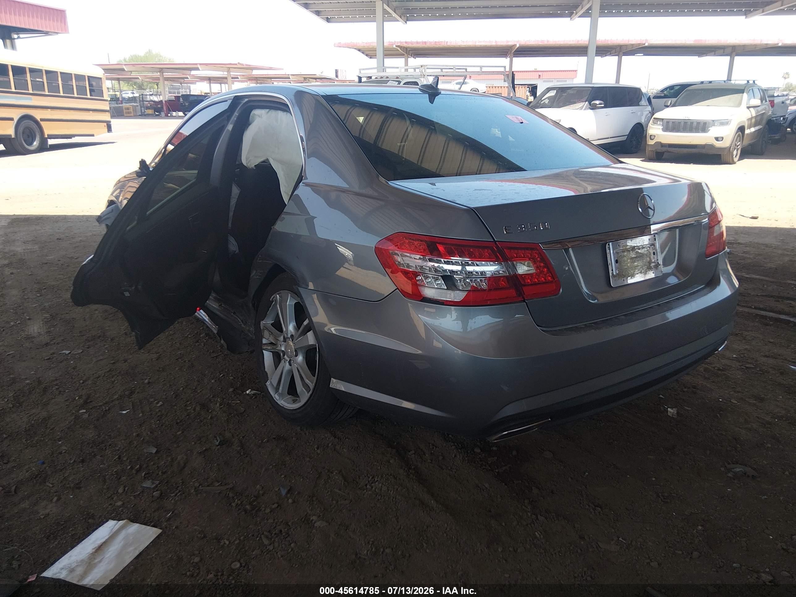 2013 Mercedes-benz E 350   Gray vin: WDDHF5KB3DA705894