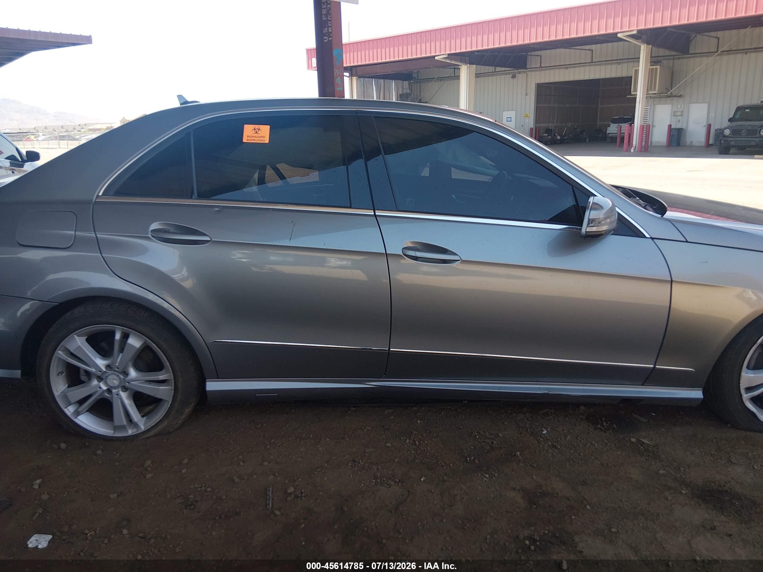 2013 Mercedes-benz E 350   Gray vin: WDDHF5KB3DA705894