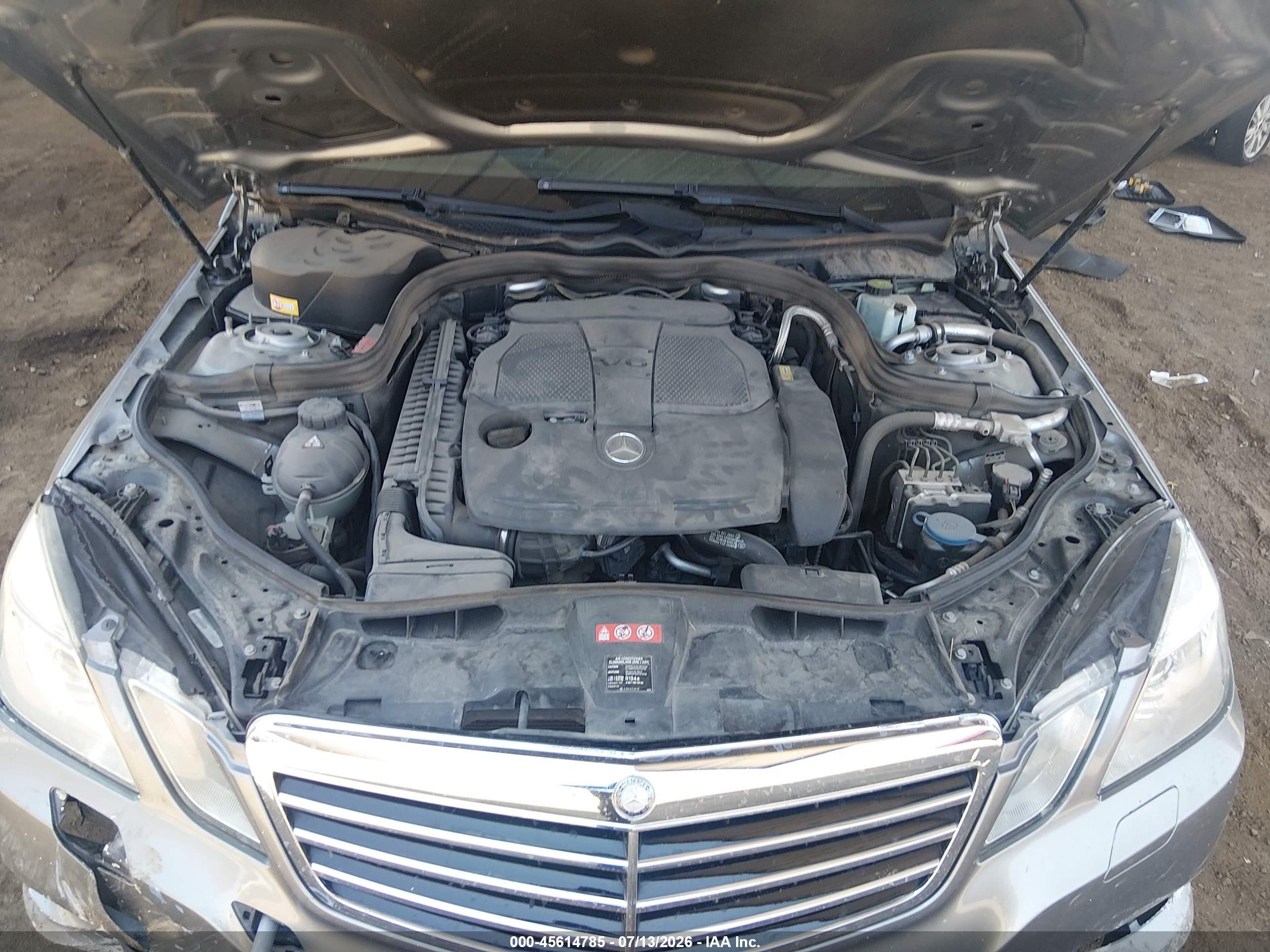 2013 Mercedes-benz E 350   Gray vin: WDDHF5KB3DA705894