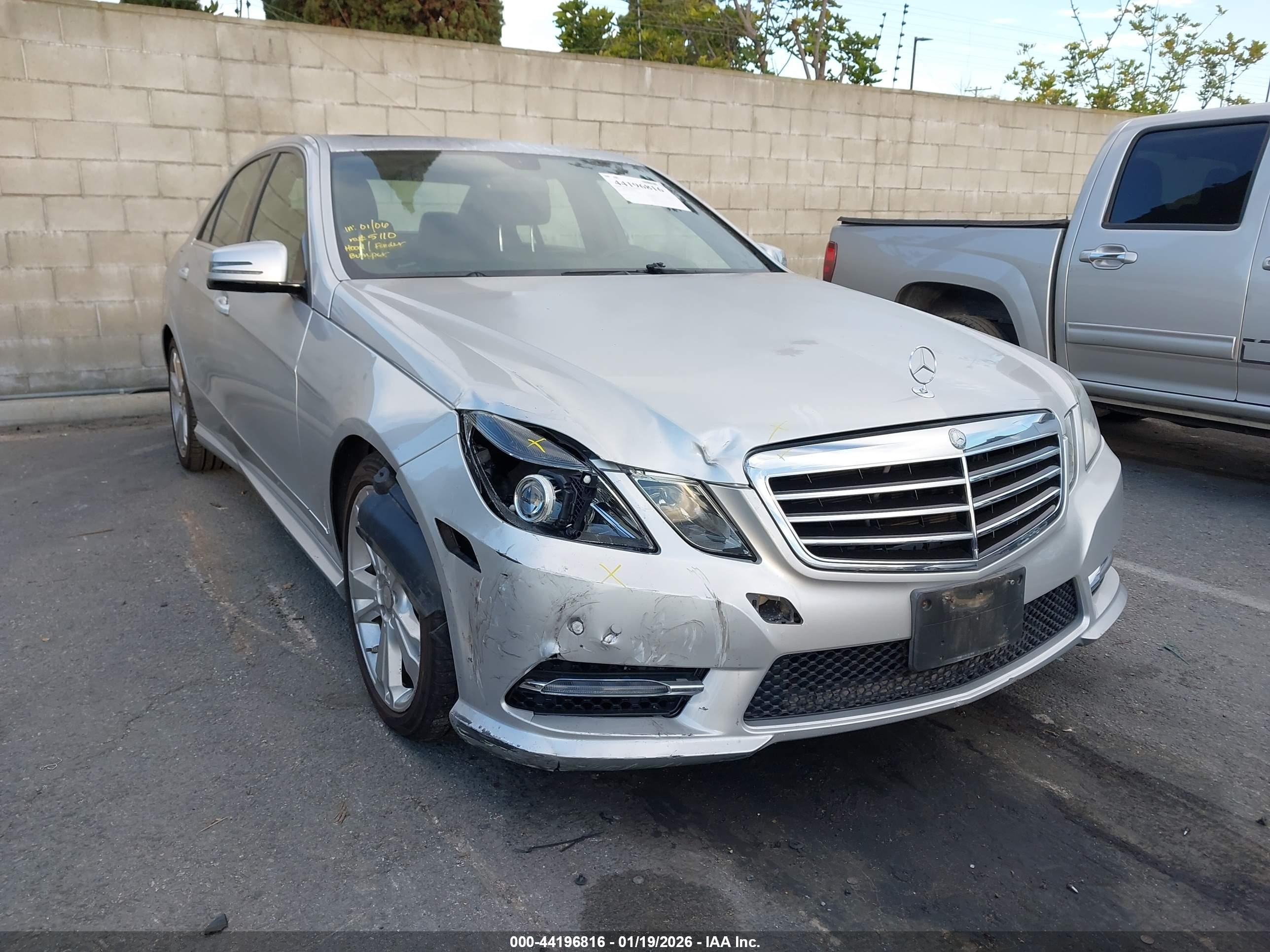 2013 Mercedes-benz E 350 Silver vin: WDDHF5KB3DA723120