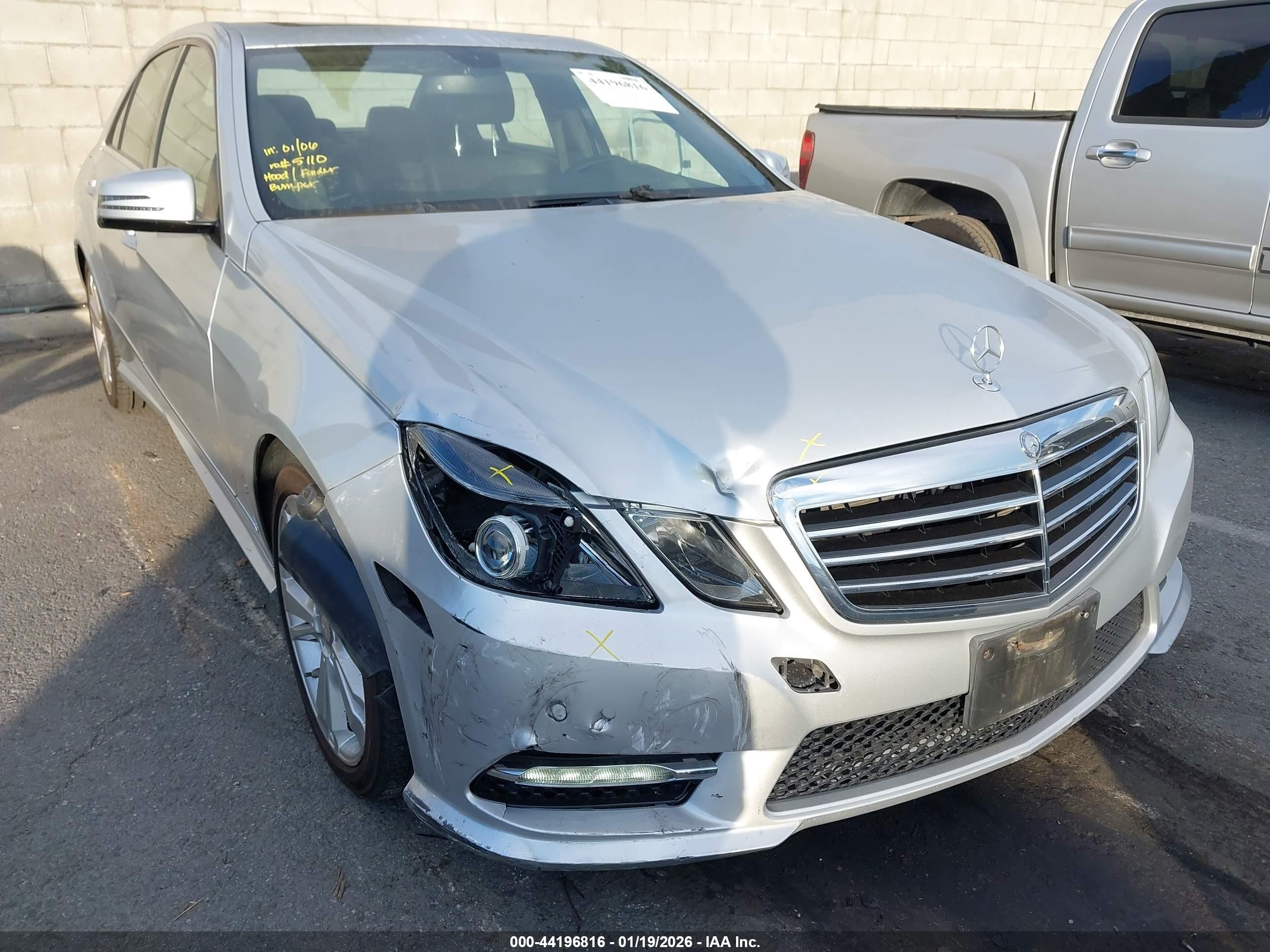 2013 Mercedes-benz E 350 Silver vin: WDDHF5KB3DA723120