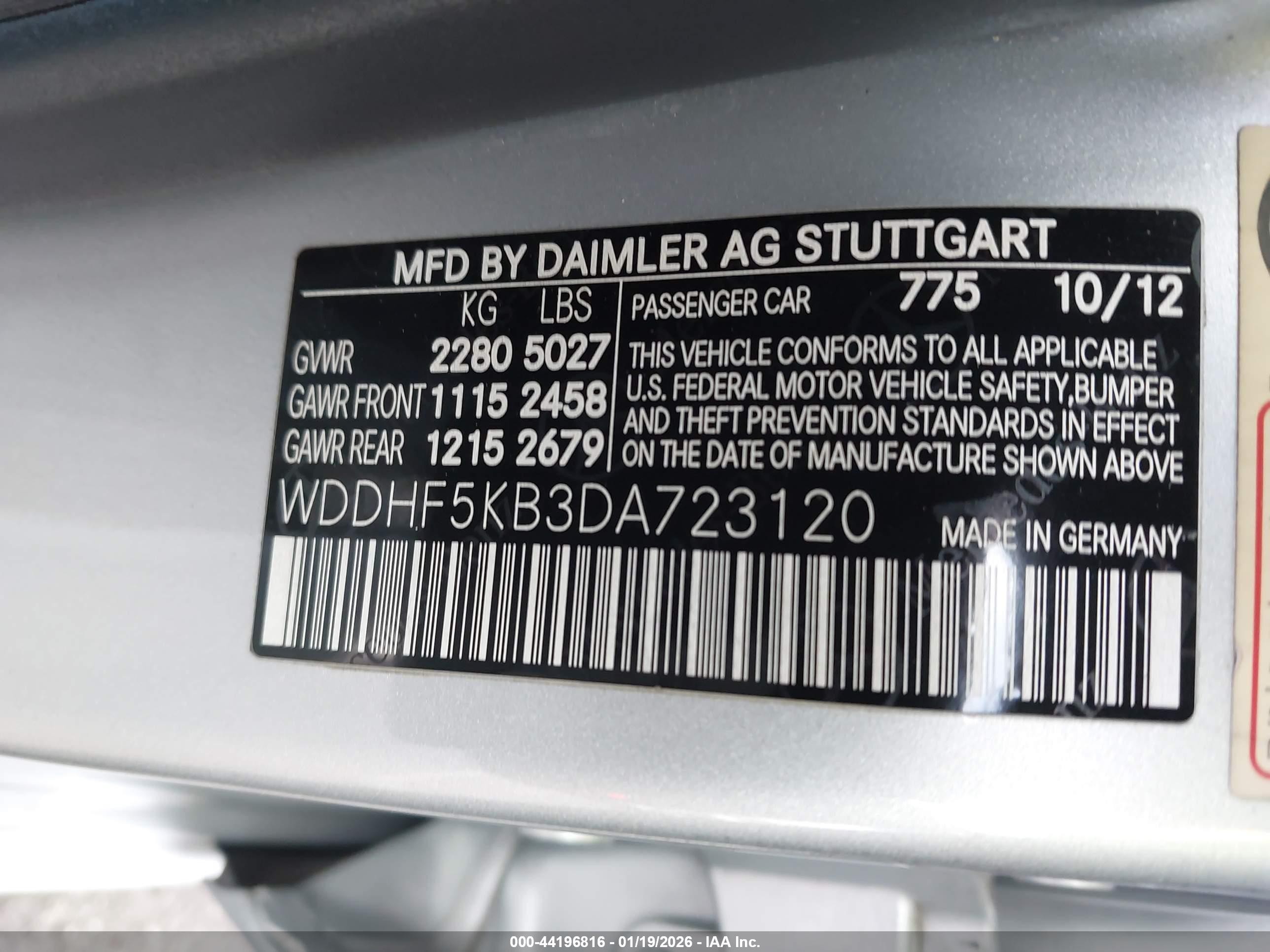 2013 Mercedes-benz E 350 Silver vin: WDDHF5KB3DA723120