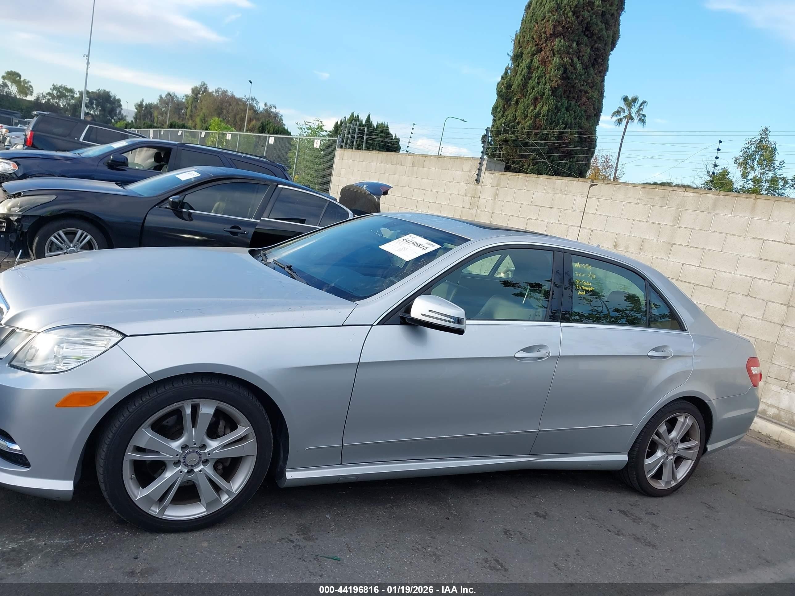 2013 Mercedes-benz E 350 Silver vin: WDDHF5KB3DA723120