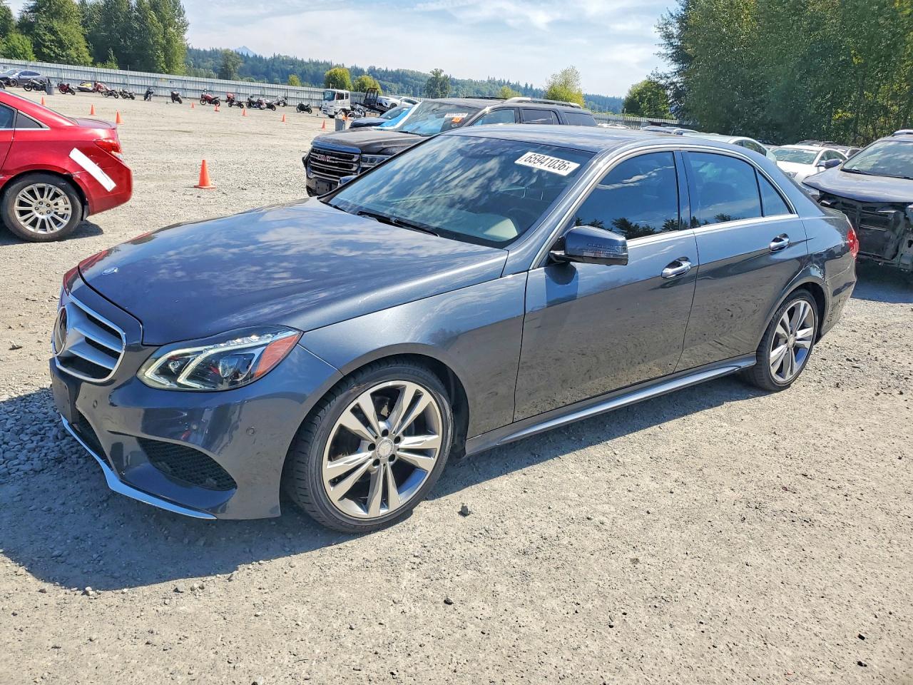 2014 Mercedes-benz E 350 Серый vin: WDDHF5KB3EA847714