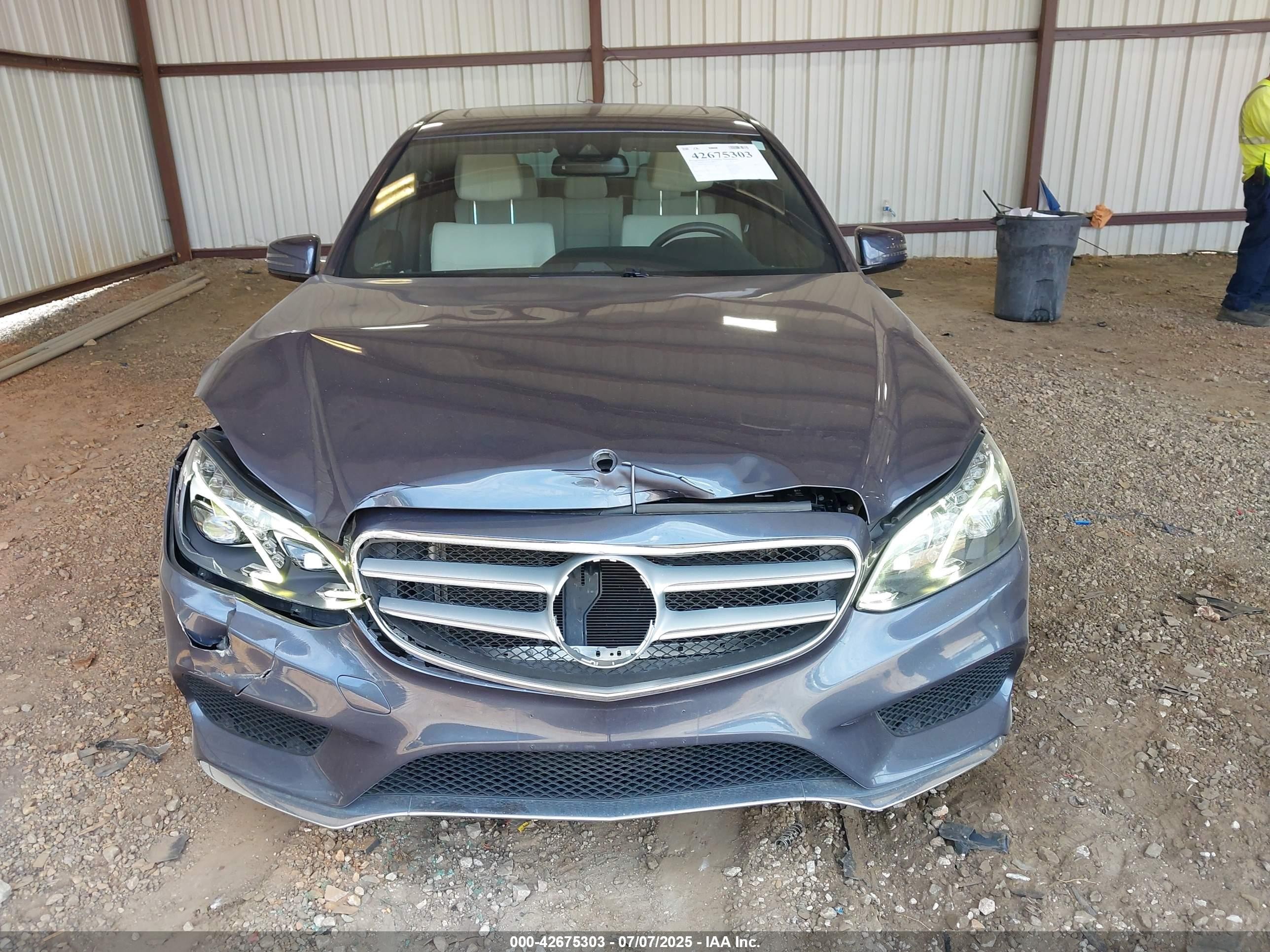2014 Mercedes-benz E 350   Gray vin: WDDHF5KB3EA875612