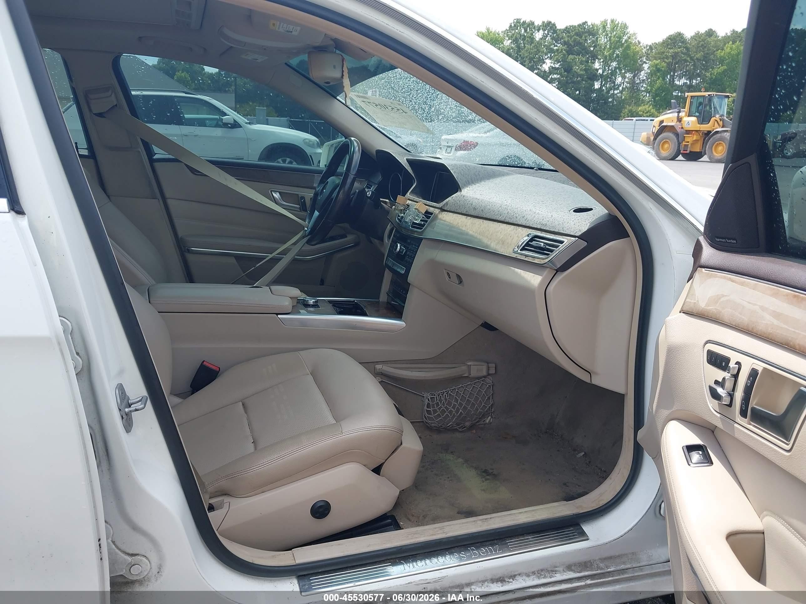 2014 Mercedes-benz E 350   White vin: WDDHF5KB3EA876629