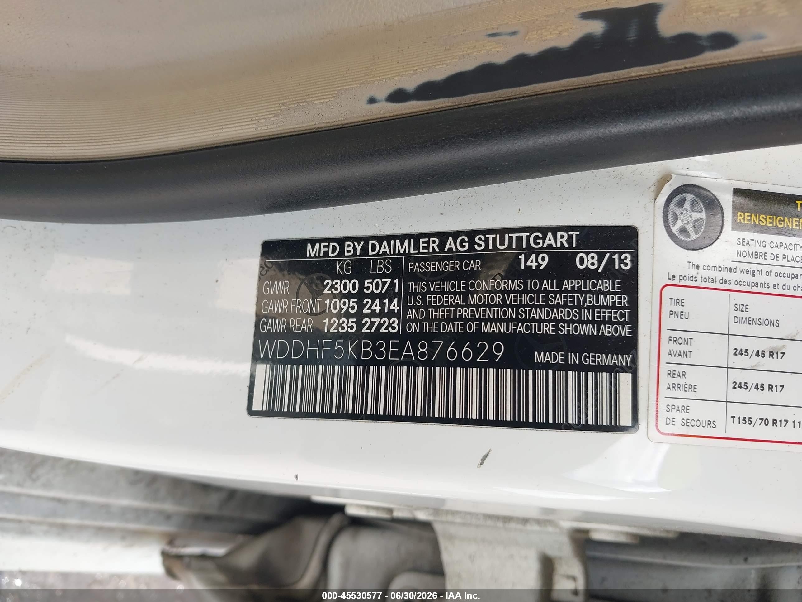 2014 Mercedes-benz E 350   White vin: WDDHF5KB3EA876629