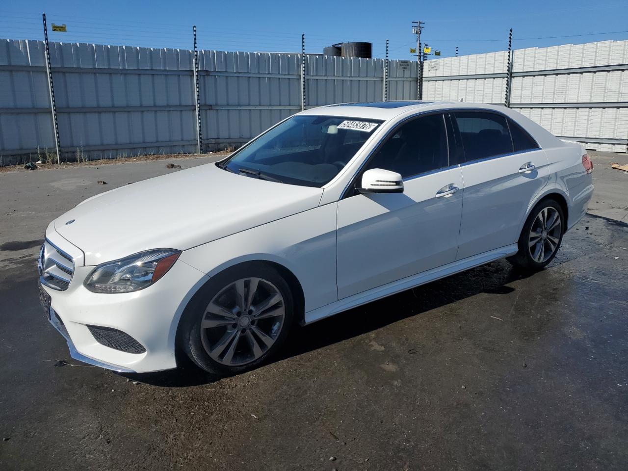 2014 Mercedes-benz E 350 White vin: WDDHF5KB3EA892121 Damage: Left Front Tire, Worn, Replacement Required