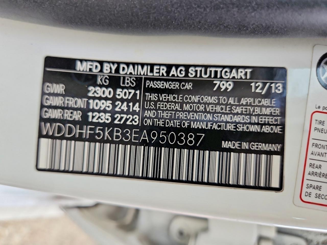 2014 Mercedes-benz E 350 White vin: WDDHF5KB3EA950387