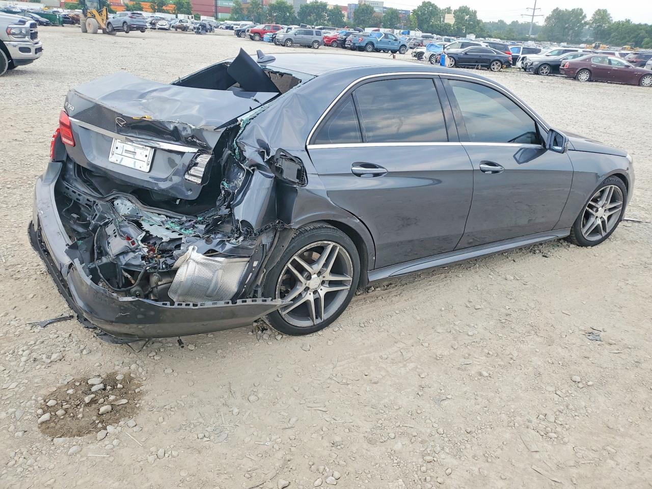 2014 Mercedes-benz E 350 Серый vin: WDDHF5KB3EB017342