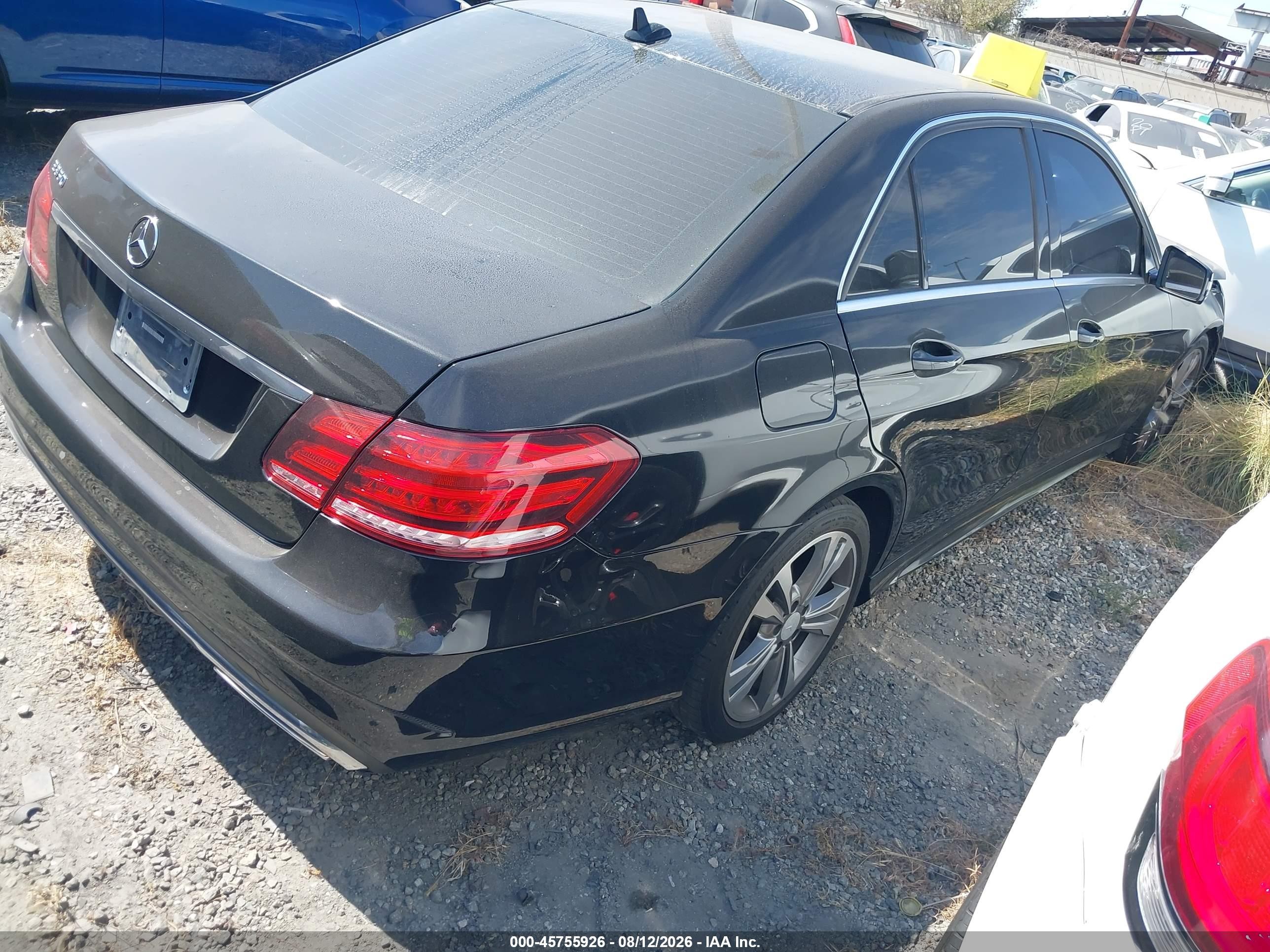 2014 Mercedes-benz E 350 Black vin: WDDHF5KB3EB046825