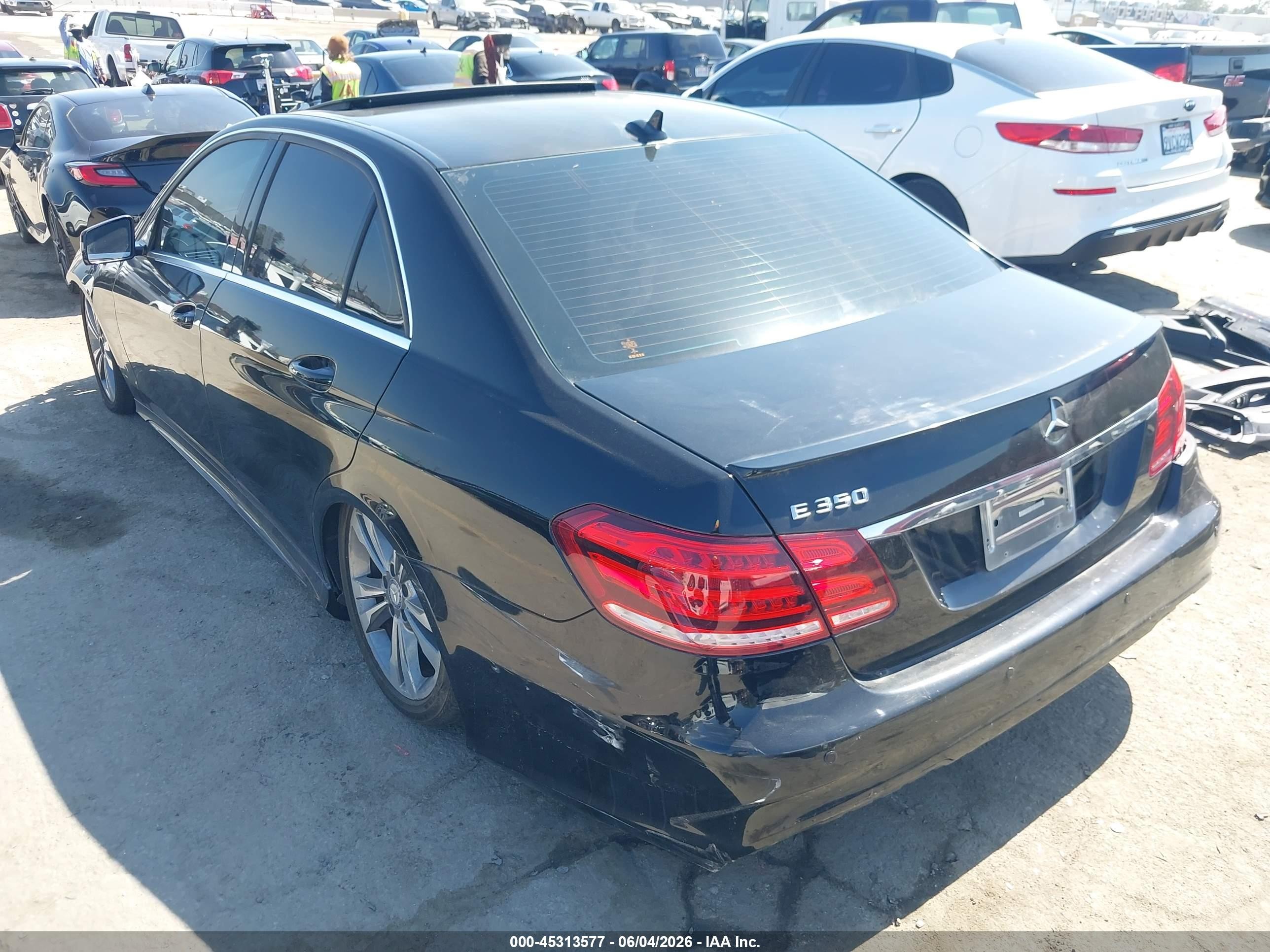 2015 Mercedes-benz E 350   Черный vin: WDDHF5KB3FB094990