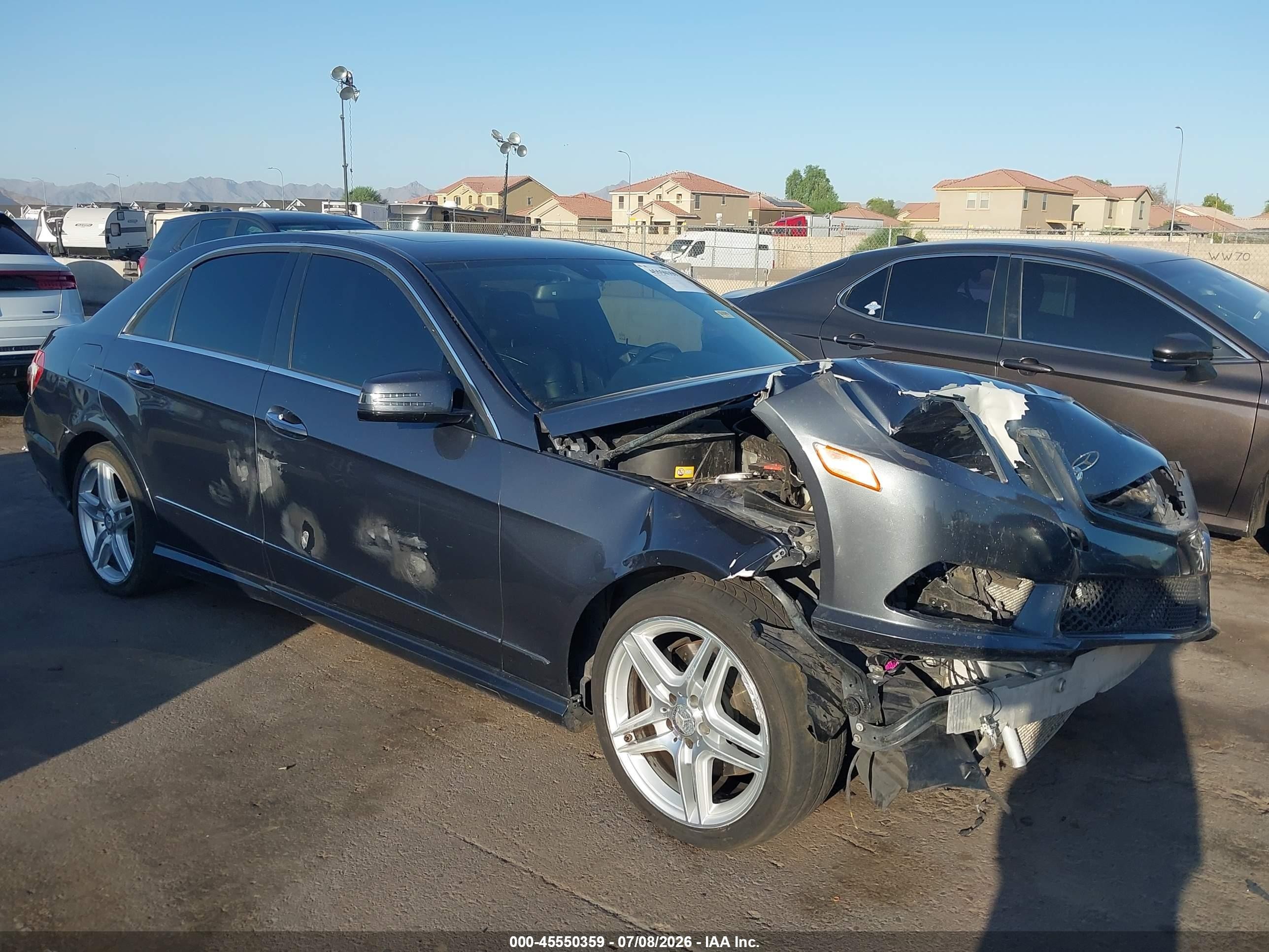 2013 Mercedes-benz E 350   Gray vin: WDDHF5KB4DA668788