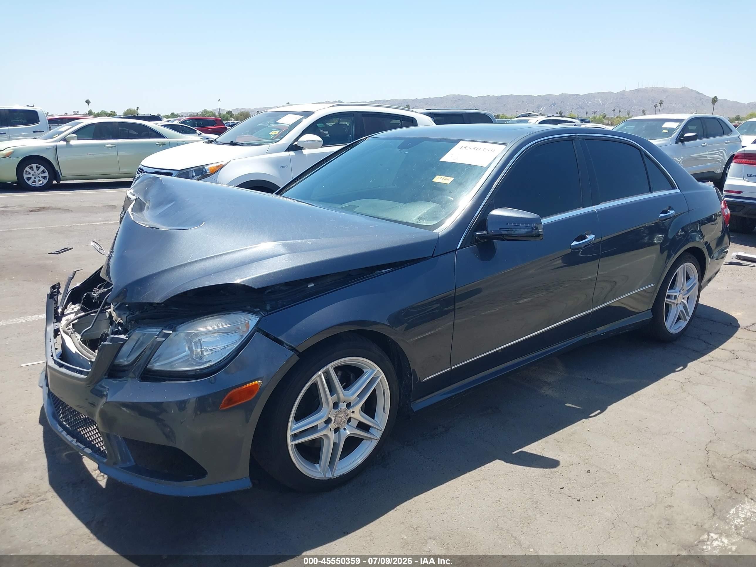 2013 Mercedes-benz E 350   Gray vin: WDDHF5KB4DA668788