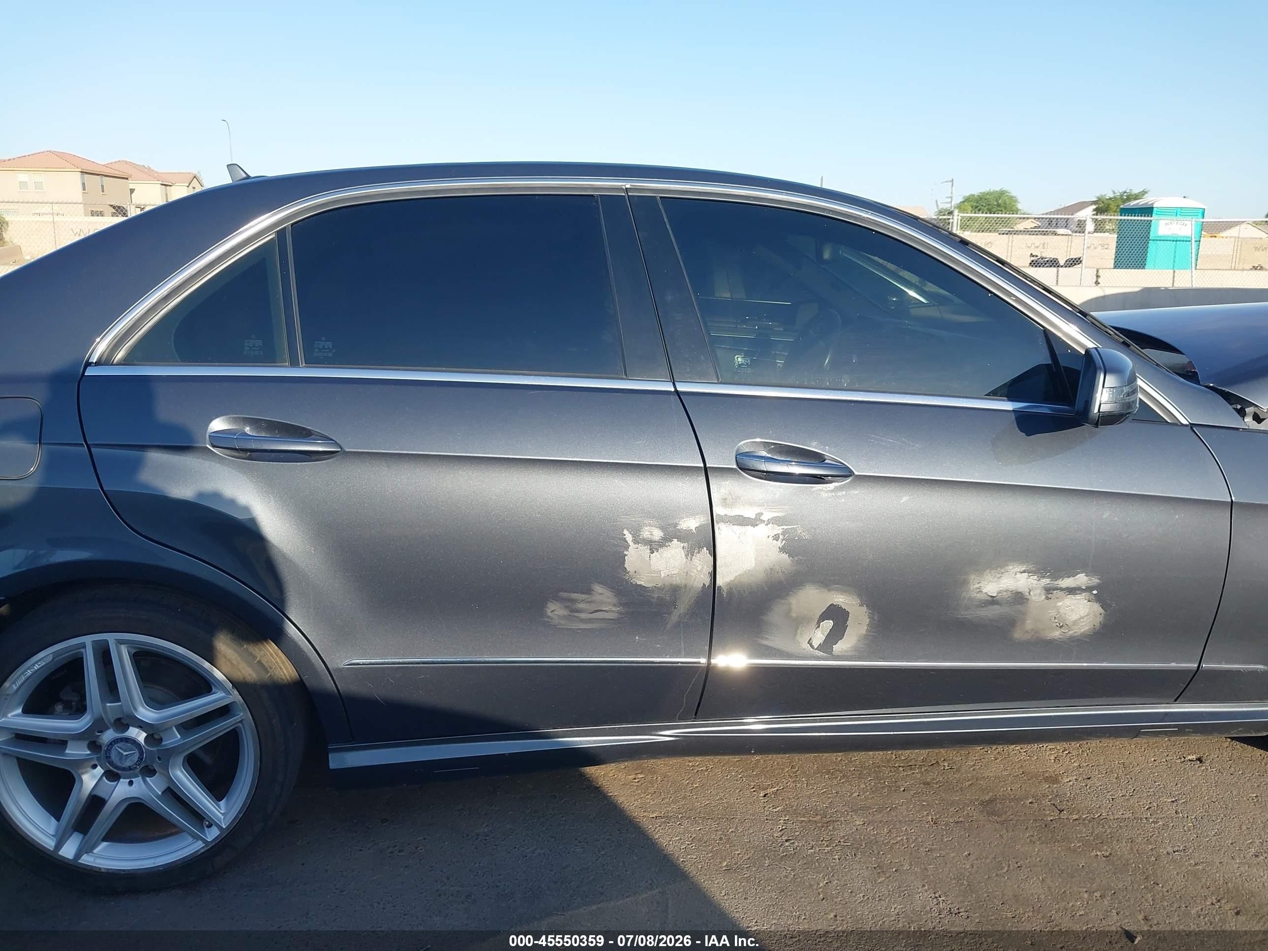 2013 Mercedes-benz E 350   Gray vin: WDDHF5KB4DA668788