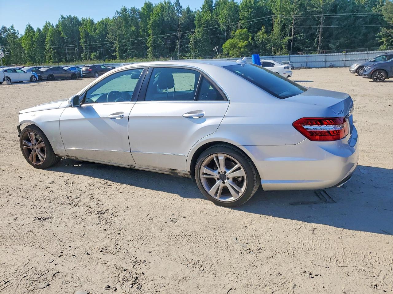 2013 Mercedes-benz E 350 Silver vin: WDDHF5KB4DA727175