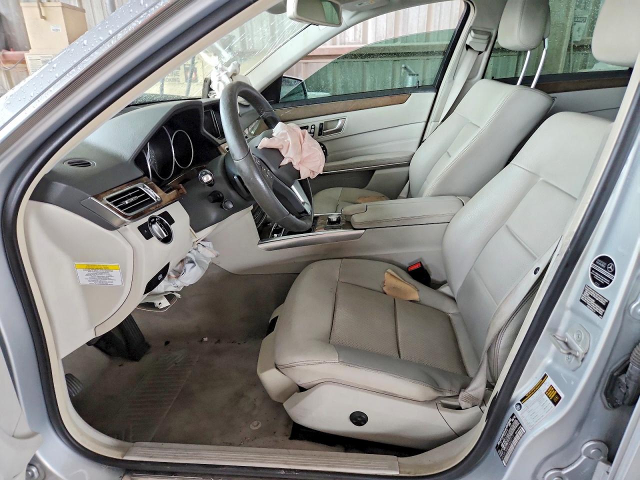2014 Mercedes-benz E 350 Silver vin: WDDHF5KB4EA802717