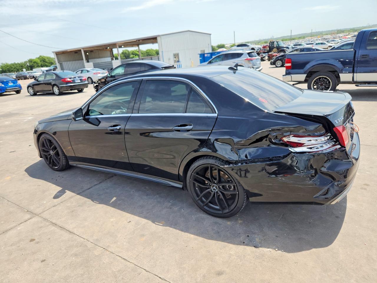 2014 Mercedes-benz E 350 Black vin: WDDHF5KB4EA821834