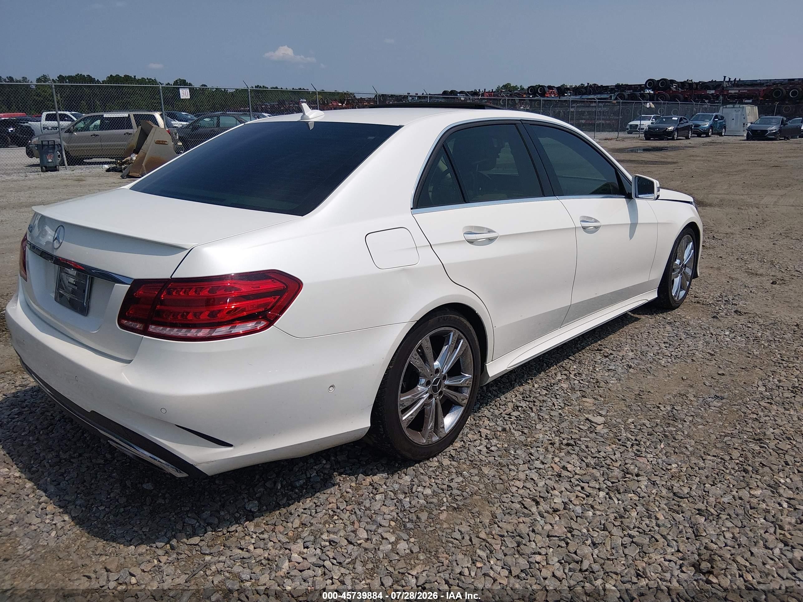 2014 Mercedes-benz E 350 White vin: WDDHF5KB4EA888935