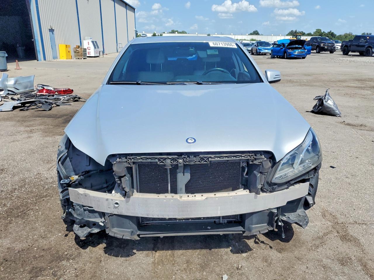 2014 Mercedes-benz E 350 Silver vin: WDDHF5KB4EA902252