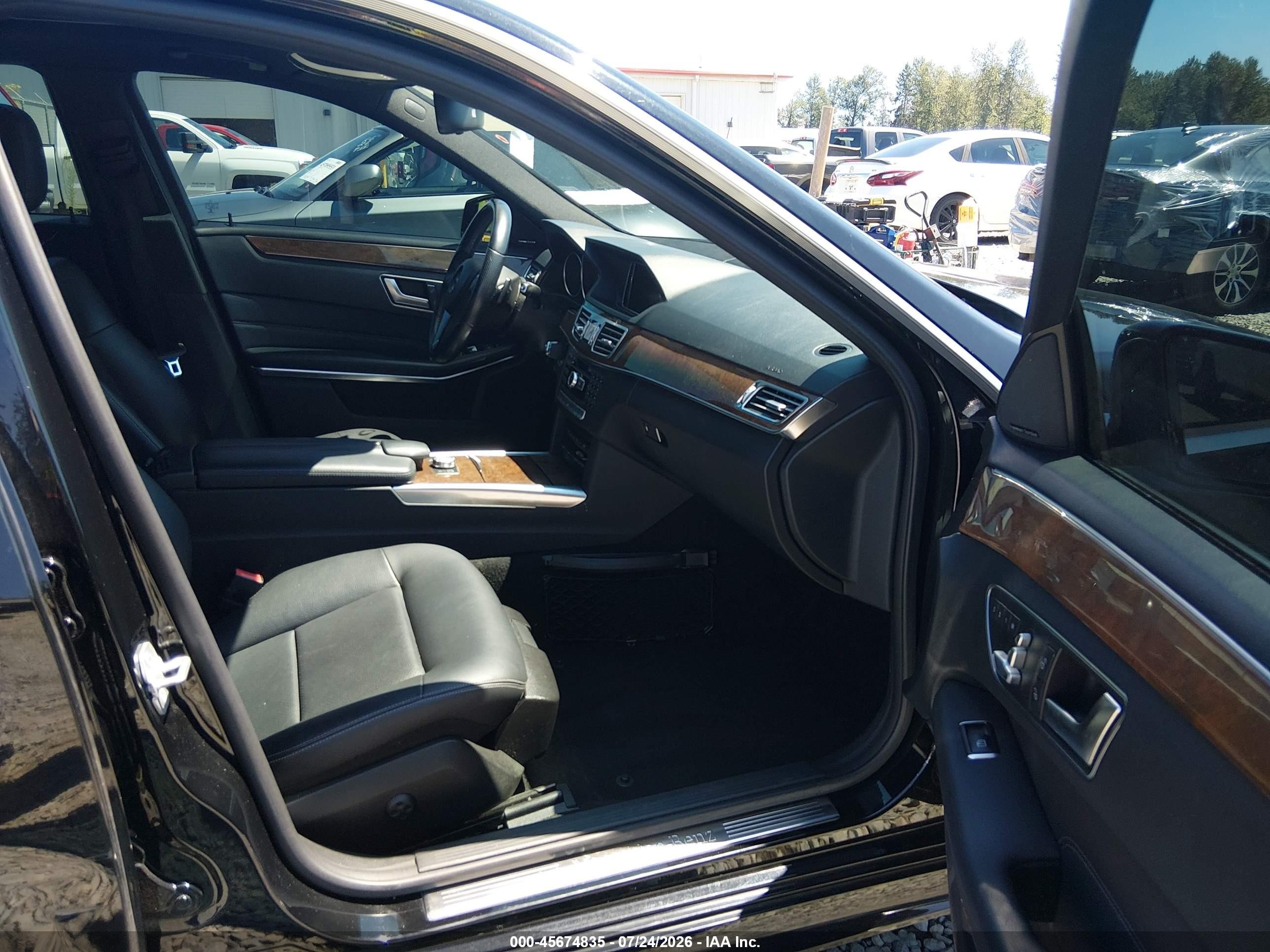 2014 Mercedes-benz E 350 Black vin: WDDHF5KB4EB014689
