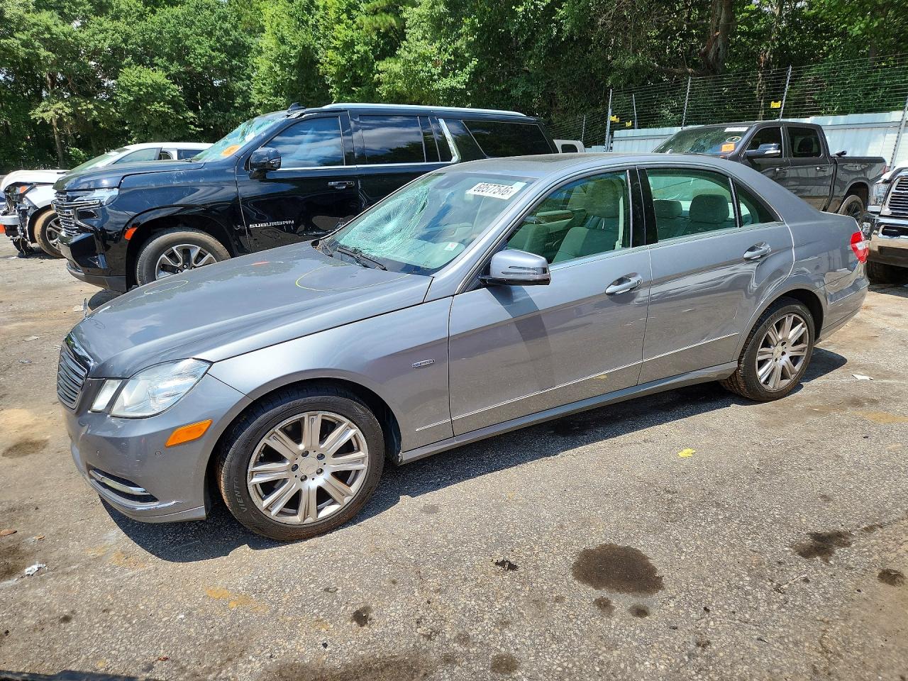 2012 Mercedes-benz E 350 Silver vin: WDDHF5KB5CA534595
