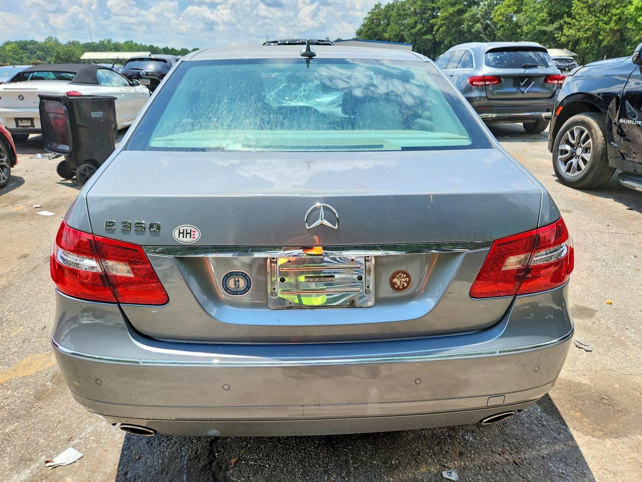 2012 Mercedes-benz E 350 Silver vin: WDDHF5KB5CA534595