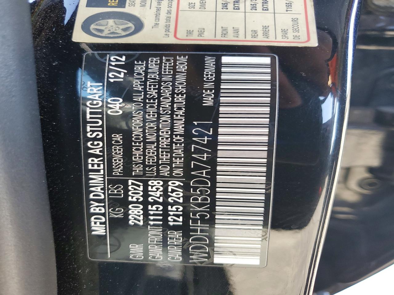 2013 Mercedes-benz E 350 Black vin: WDDHF5KB5DA747421