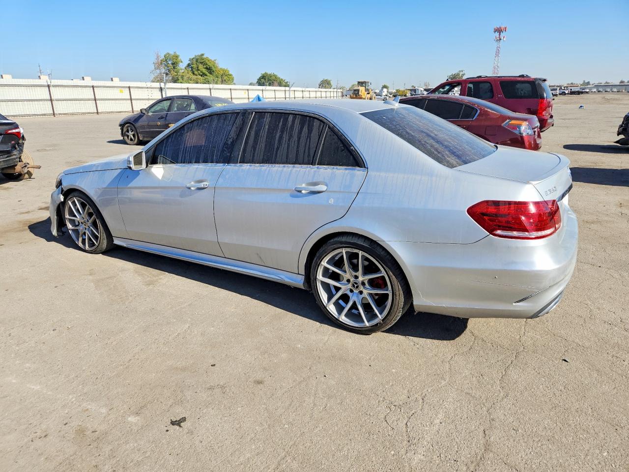 2014 Mercedes-benz E 350 Silver vin: WDDHF5KB5EA796829