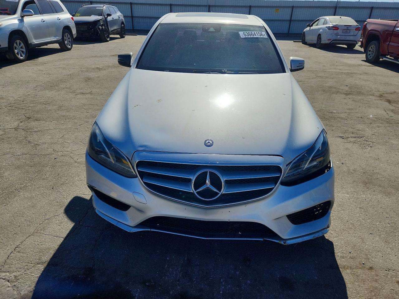 2014 Mercedes-benz E 350 Silver vin: WDDHF5KB5EA796829