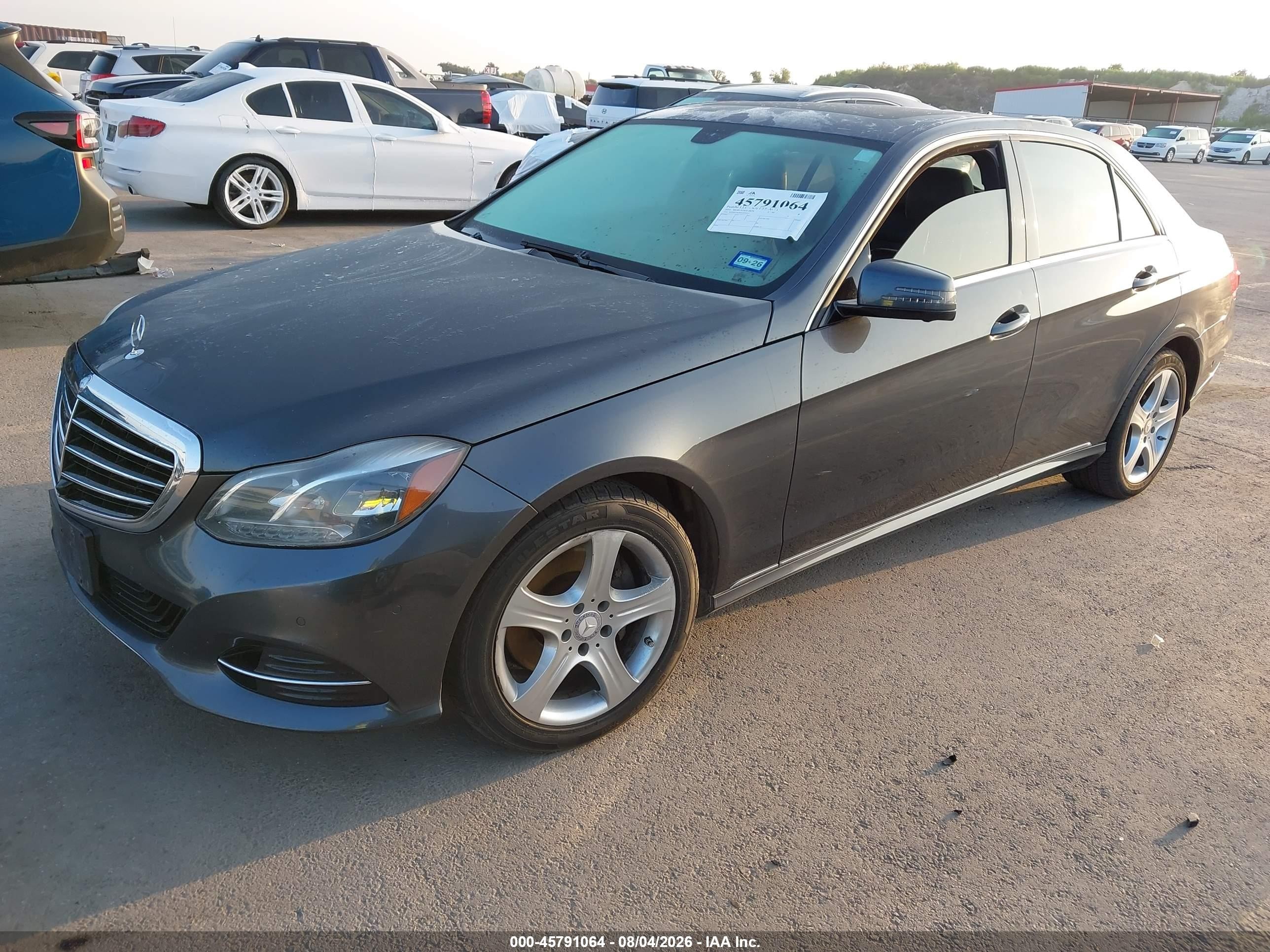 2014 Mercedes-benz E 350   Gray vin: WDDHF5KB5EA836231
