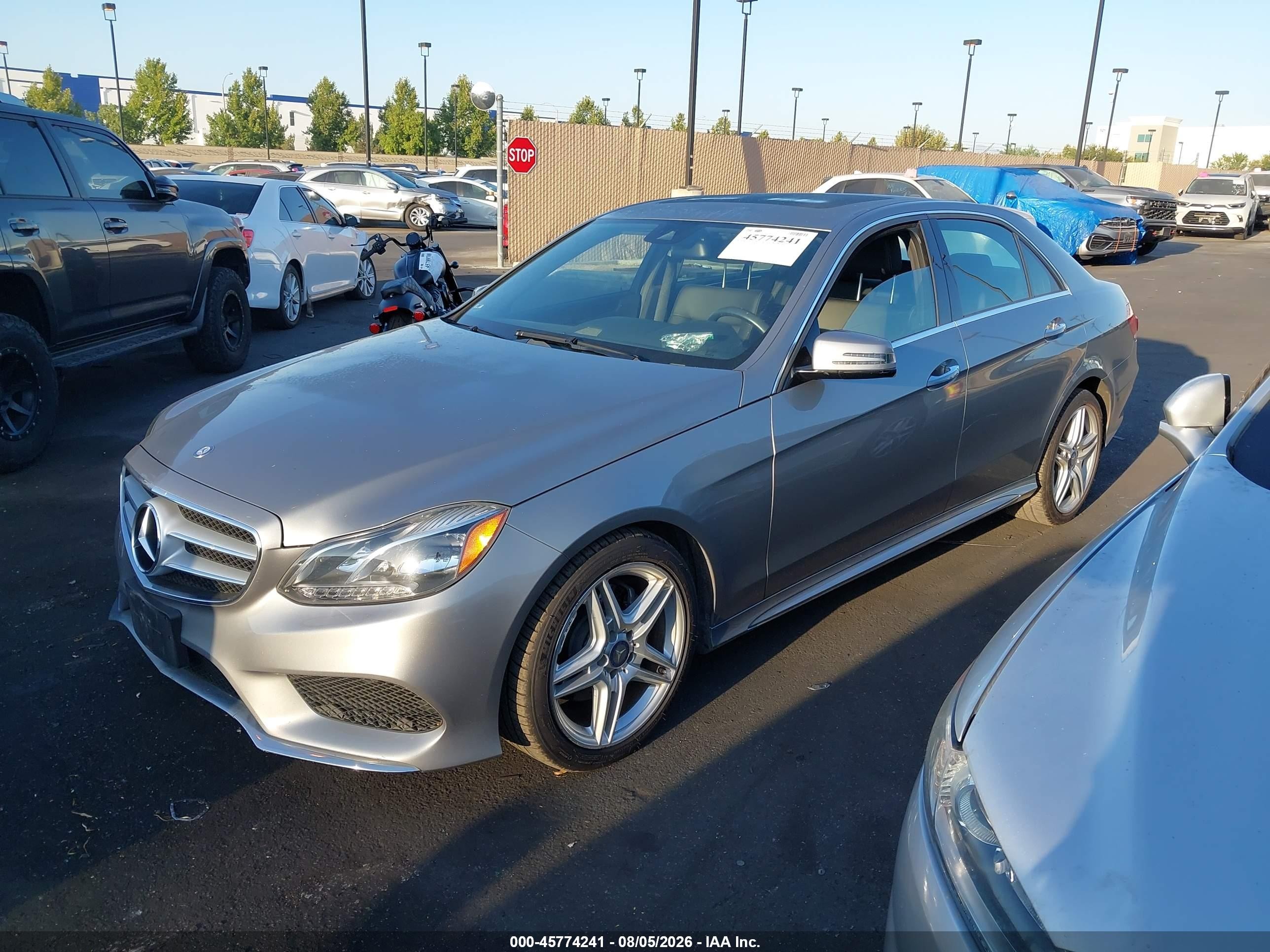 2014 Mercedes-benz E 350   Silver vin: WDDHF5KB5EA840537