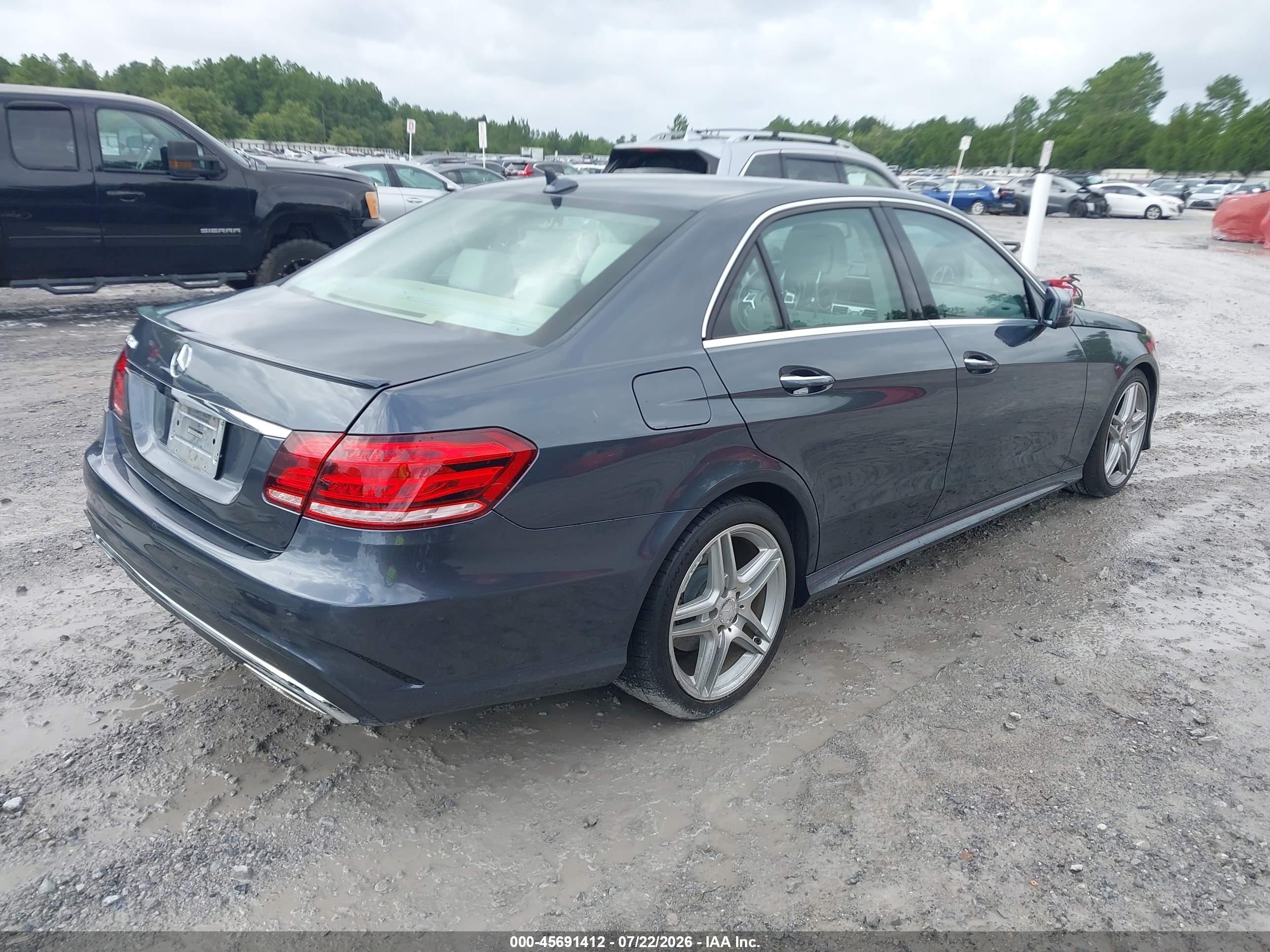 2014 Mercedes-benz E 350   Blue vin: WDDHF5KB5EA885364