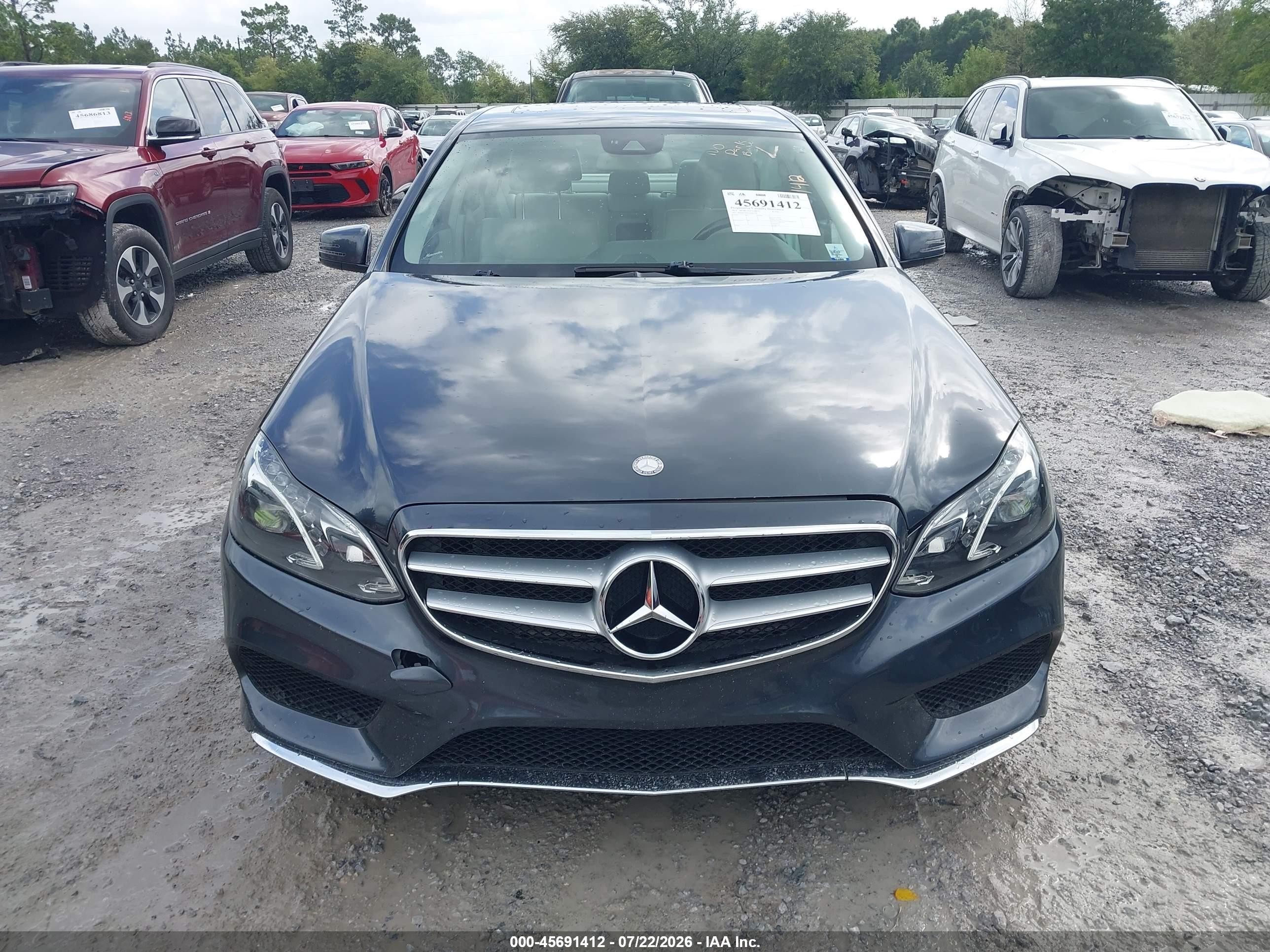 2014 Mercedes-benz E 350   Blue vin: WDDHF5KB5EA885364