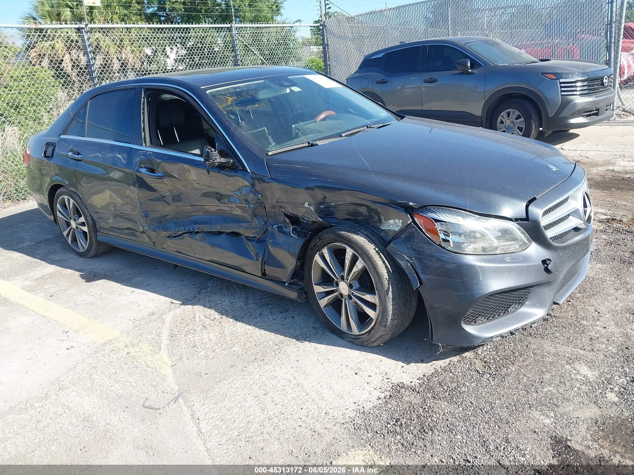 2014 Mercedes-benz E 350   Серый vin: WDDHF5KB5EA905421