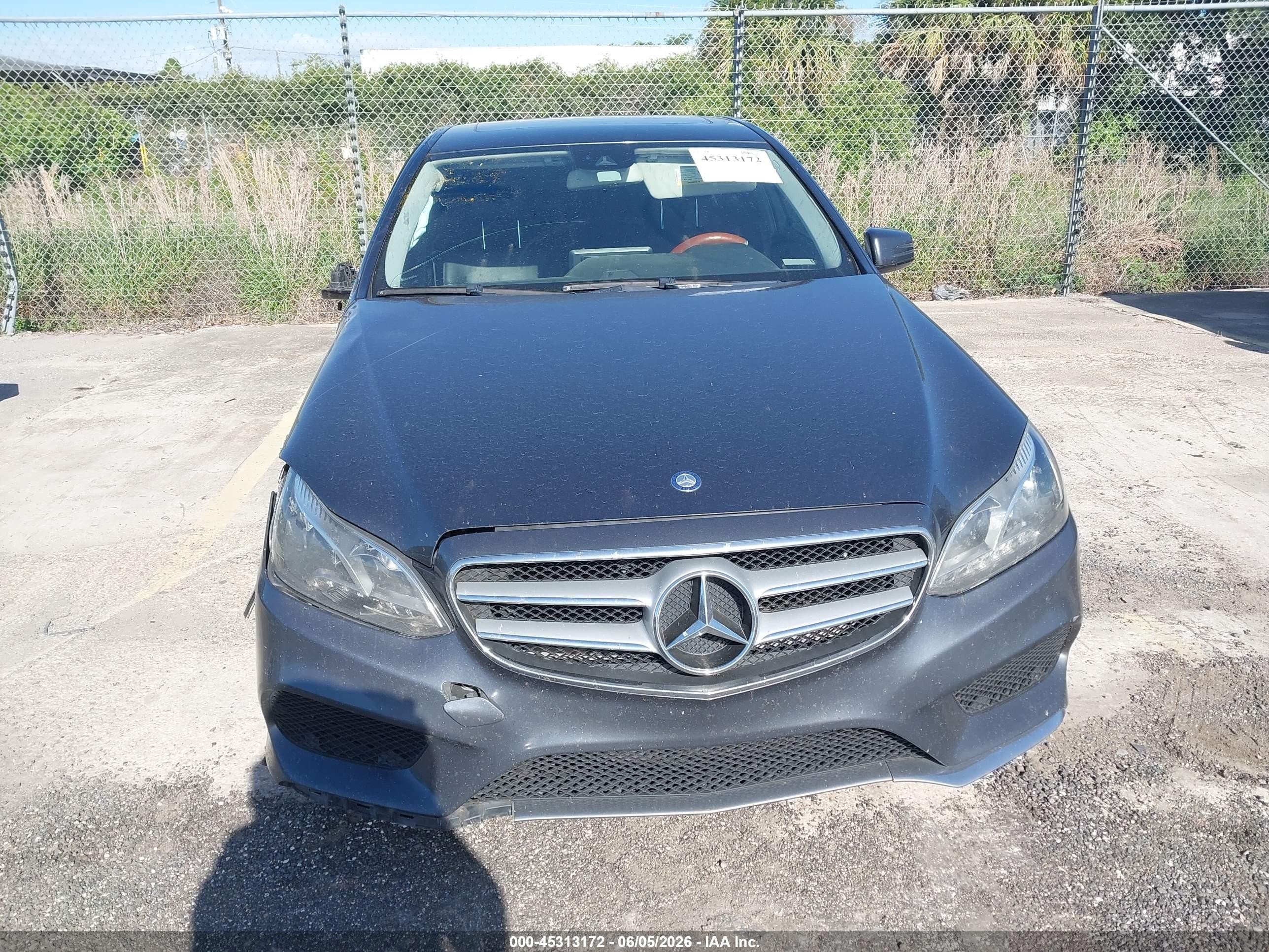 2014 Mercedes-benz E 350   Серый vin: WDDHF5KB5EA905421