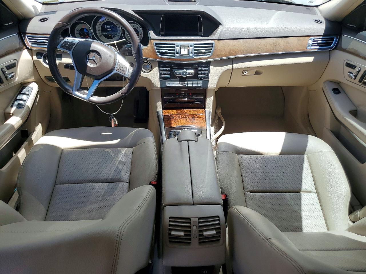 2014 Mercedes-benz E 350 White vin: WDDHF5KB5EA912319