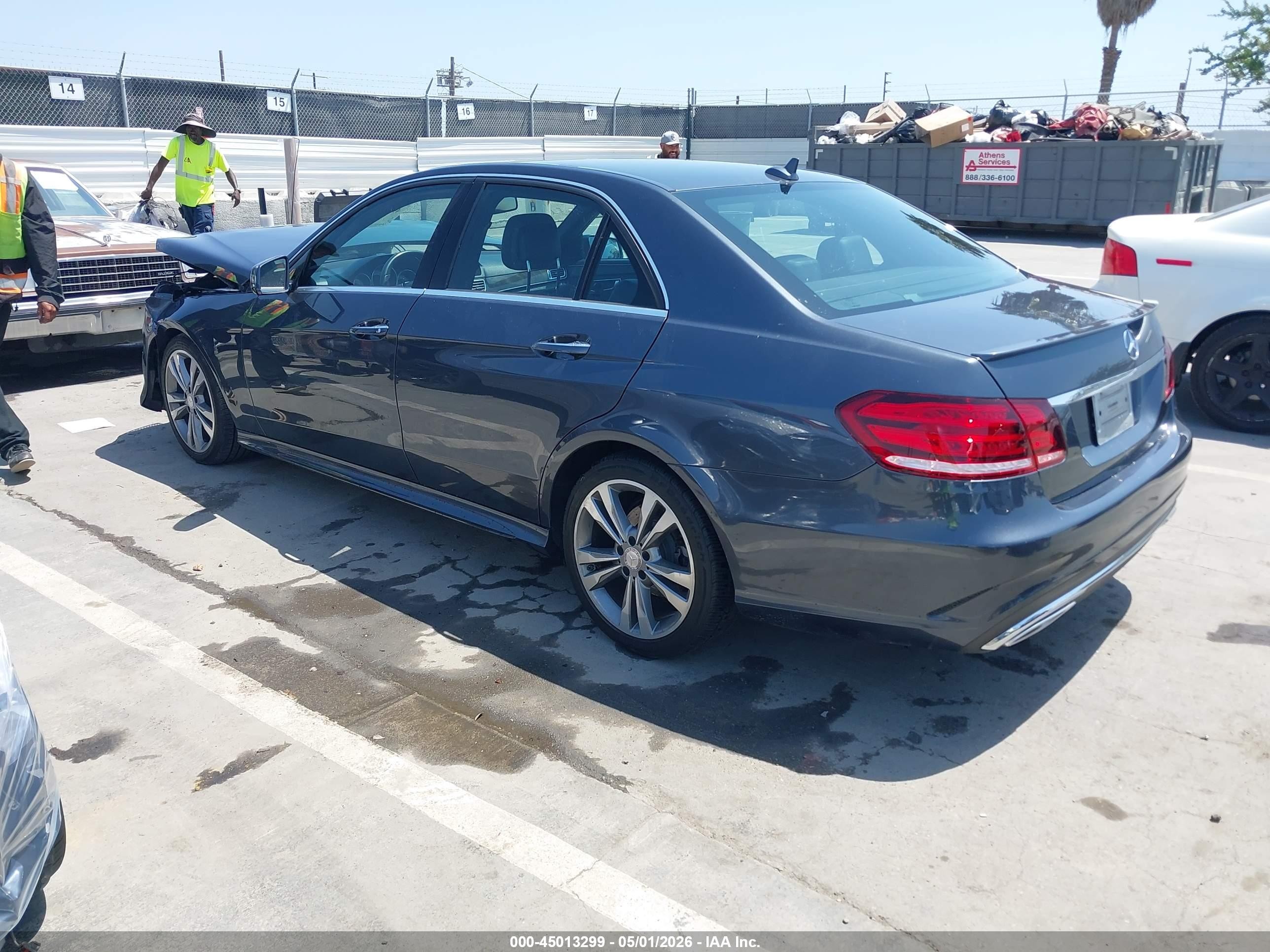2014 Mercedes-benz E 350   Light Blue vin: WDDHF5KB5EB042971