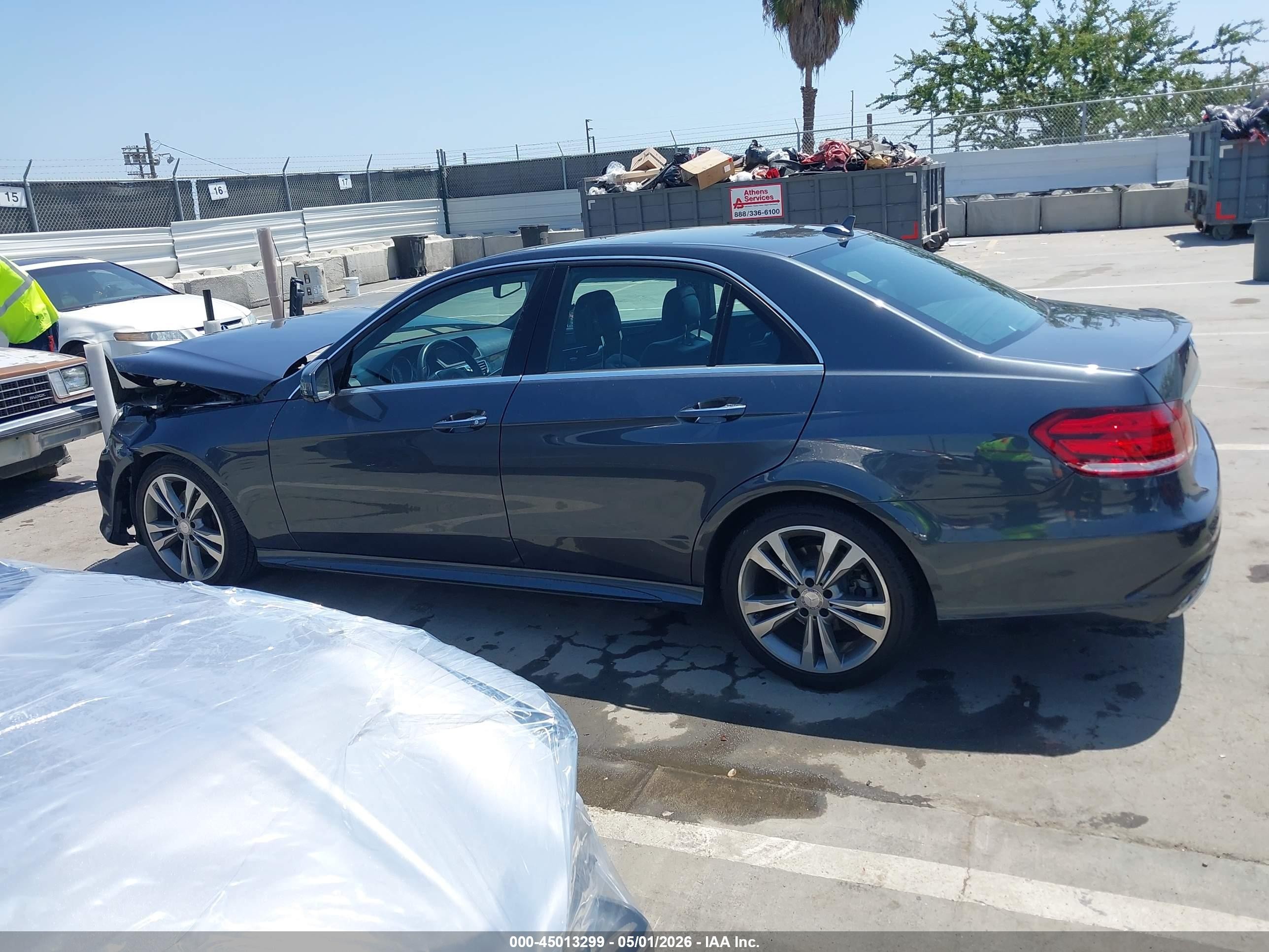2014 Mercedes-benz E 350   Light Blue vin: WDDHF5KB5EB042971